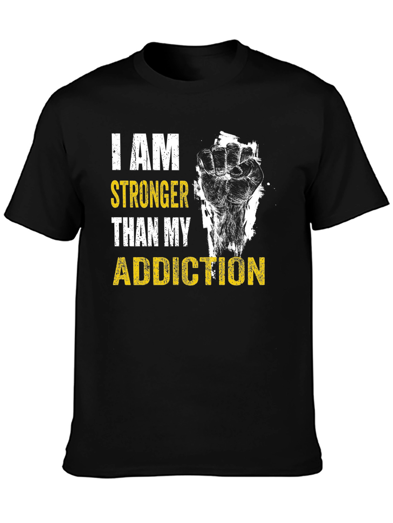 I AM Stronger Than My Addiction Graphic T-Shirt