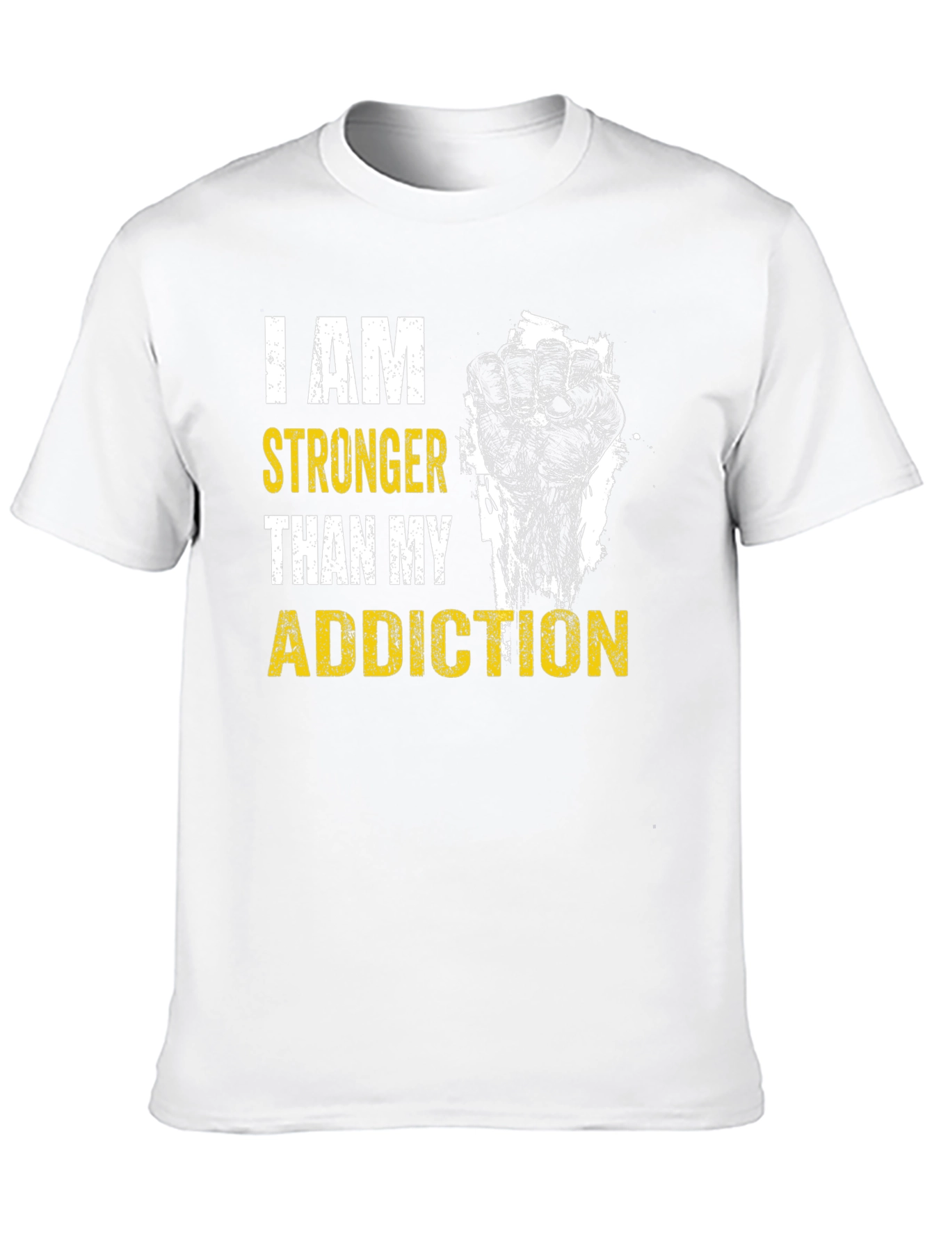 I AM Stronger Than My Addiction Graphic T-Shirt