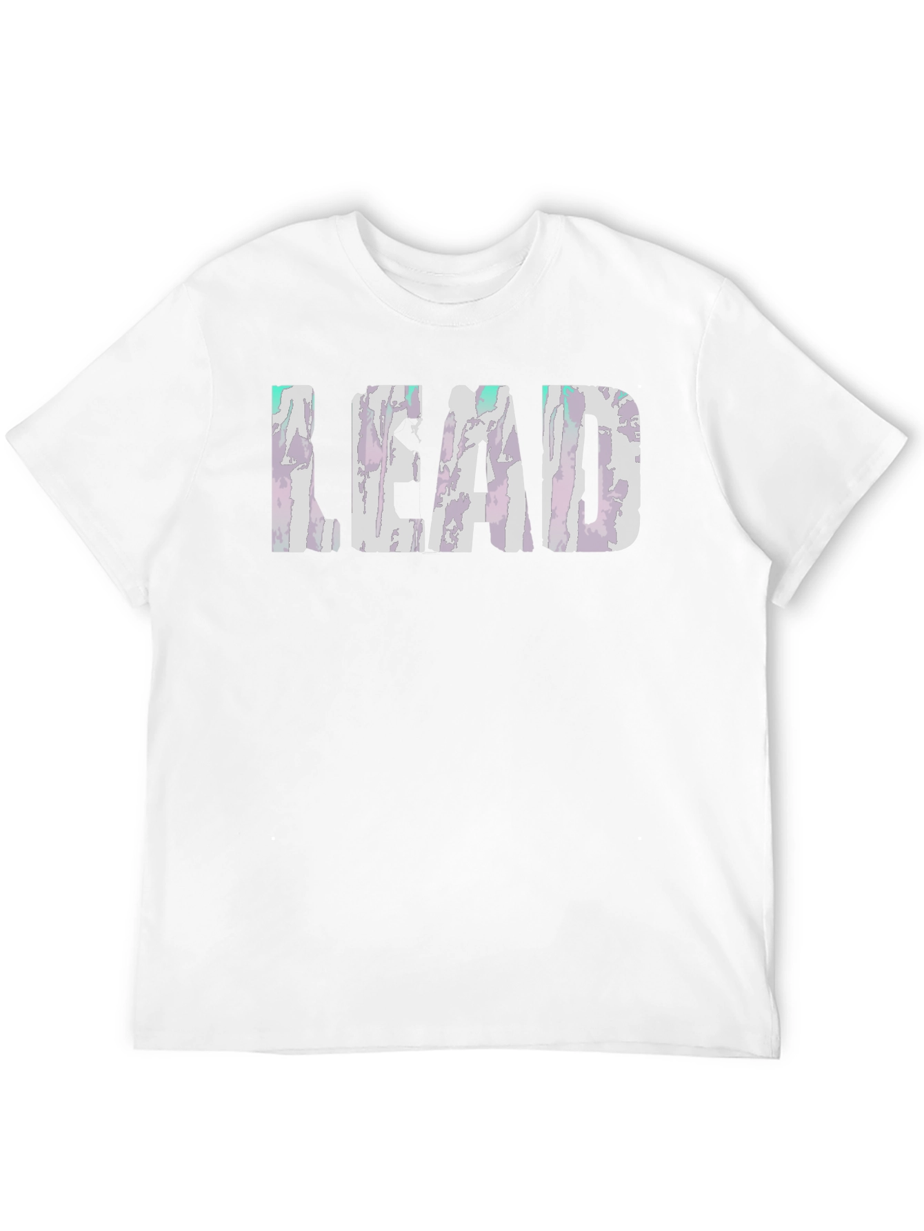 LEAD Graphic Print Black T-Shirt