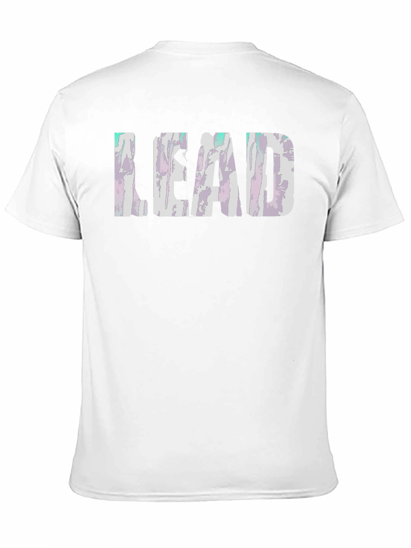 LEAD Graphic Print Black T-Shirt