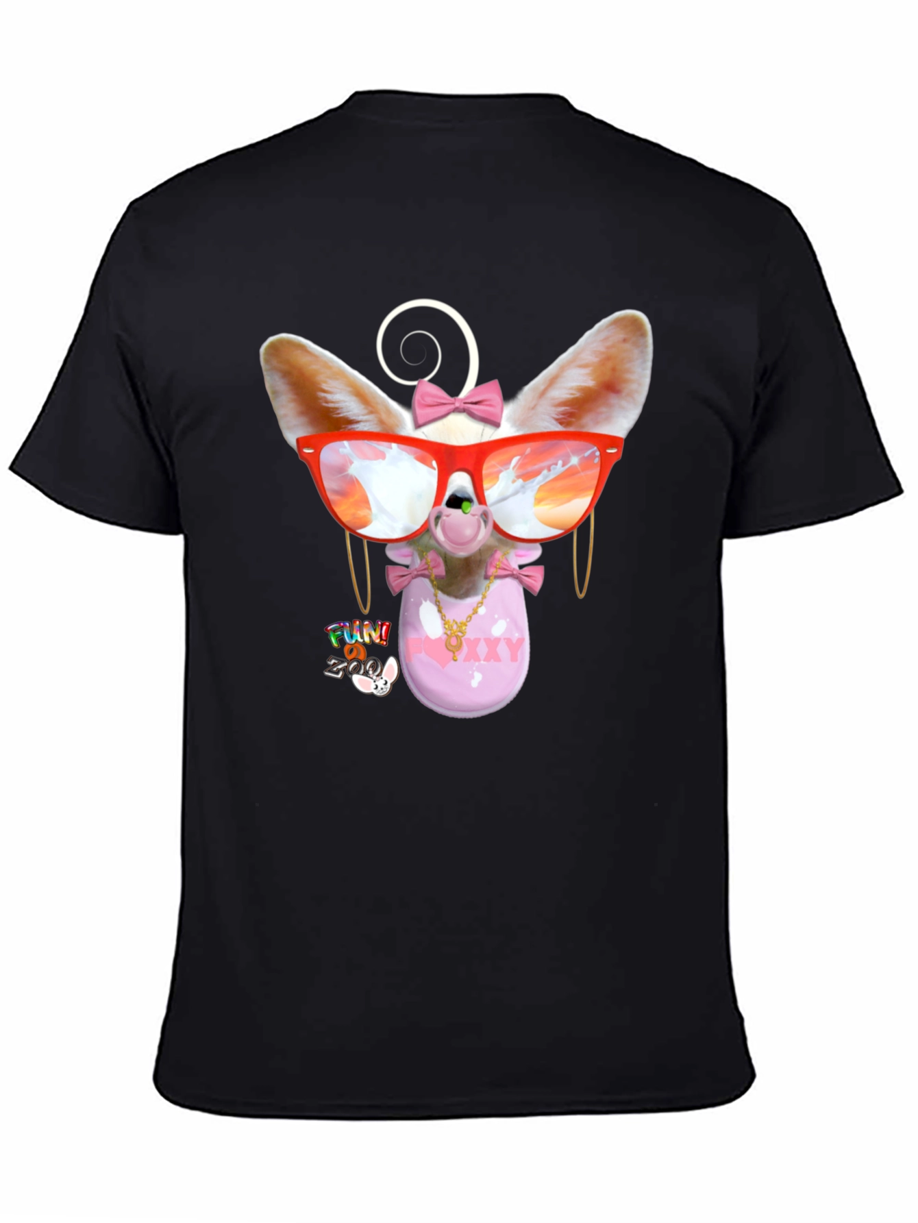 Funky Fennec Fox Graphic Tee