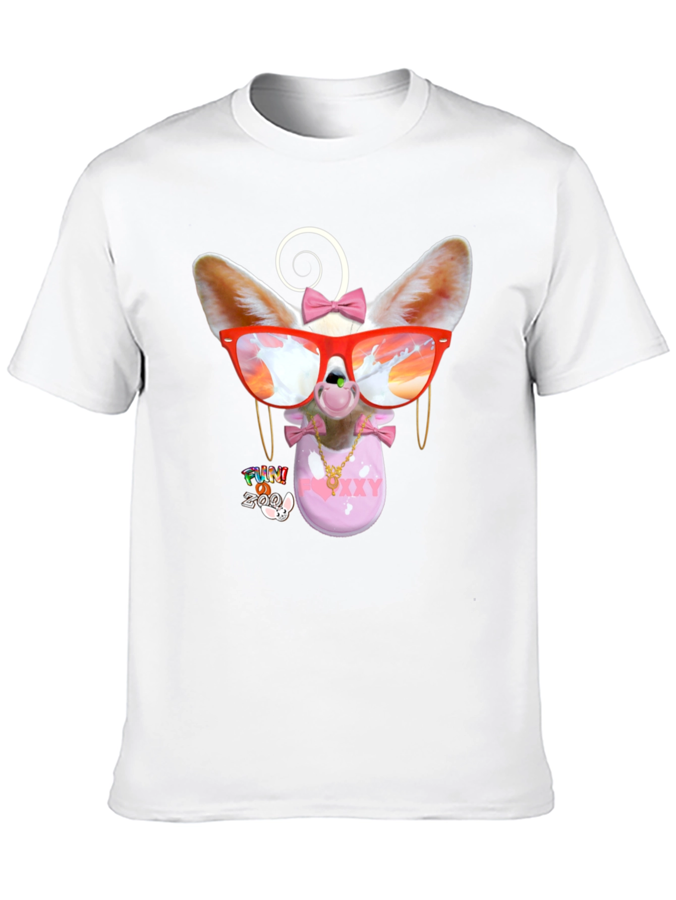 Funky Fennec Fox Graphic Tee