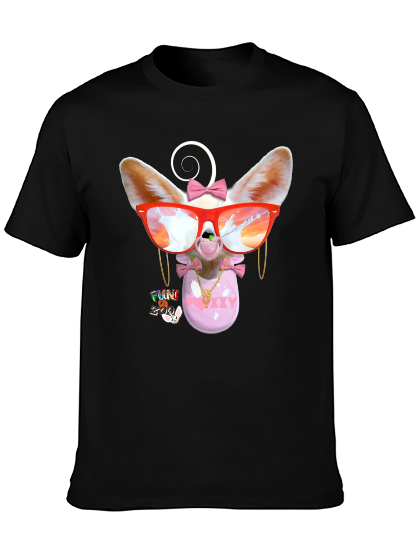Funky Fennec Fox Graphic Tee