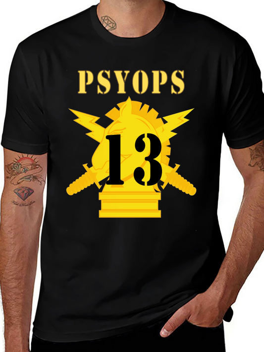 PSYOP T-Shirt - Golden Symbol Graphic Tee