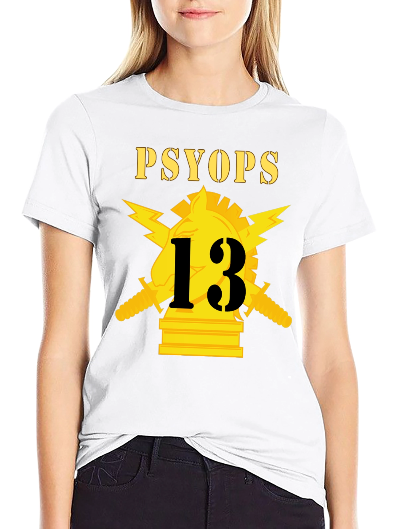 PSYOP T-Shirt - Golden Symbol Graphic Tee