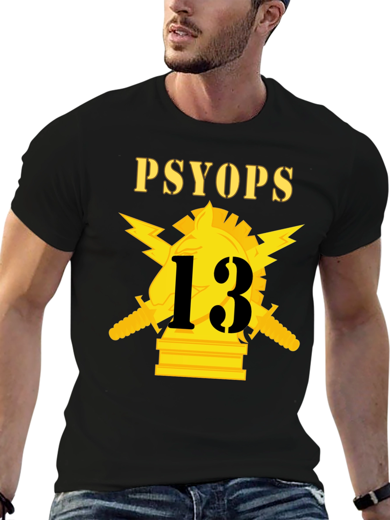 PSYOP T-Shirt - Golden Symbol Graphic Tee