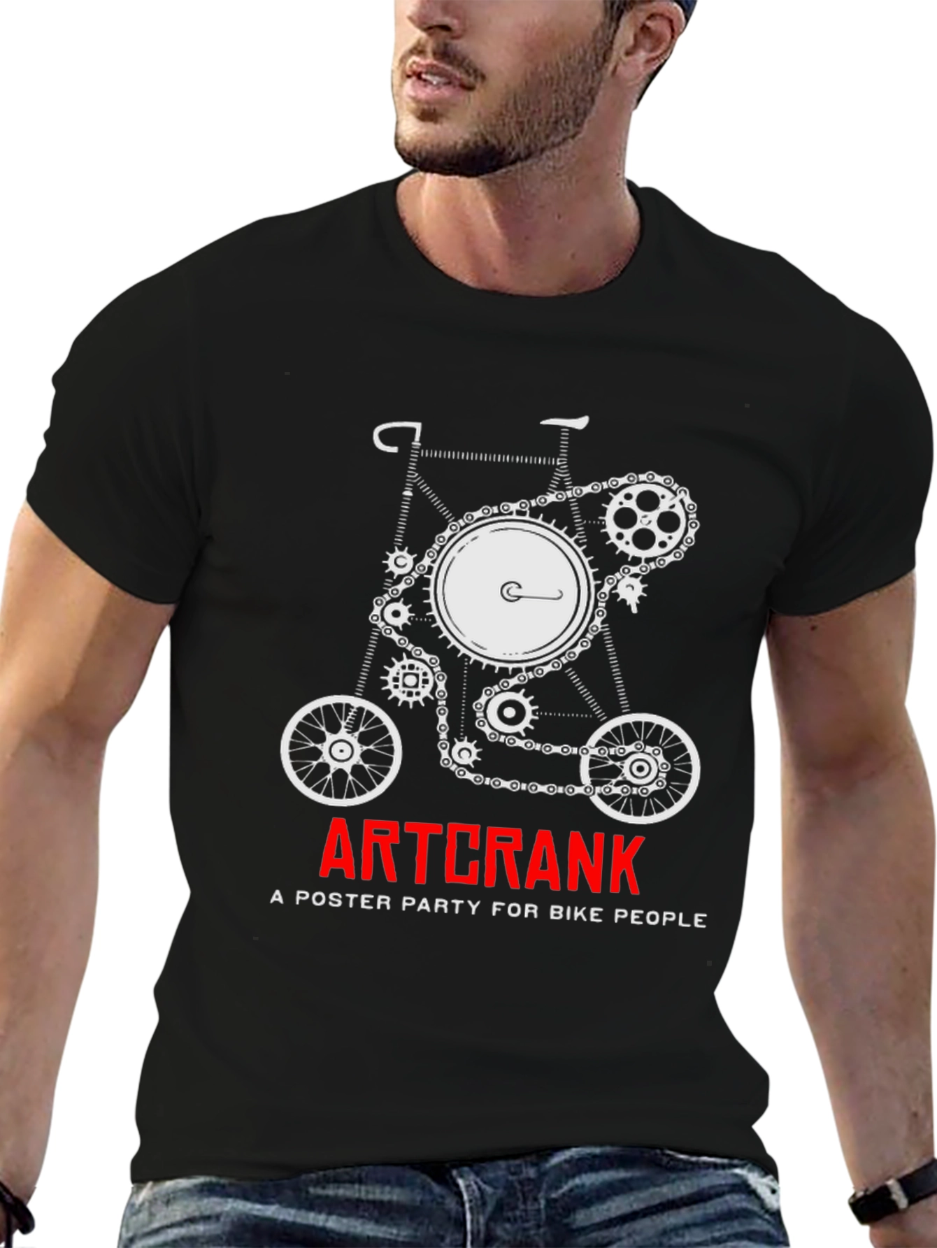 Artrank Bike People T-Shirt - Unique Gear Design