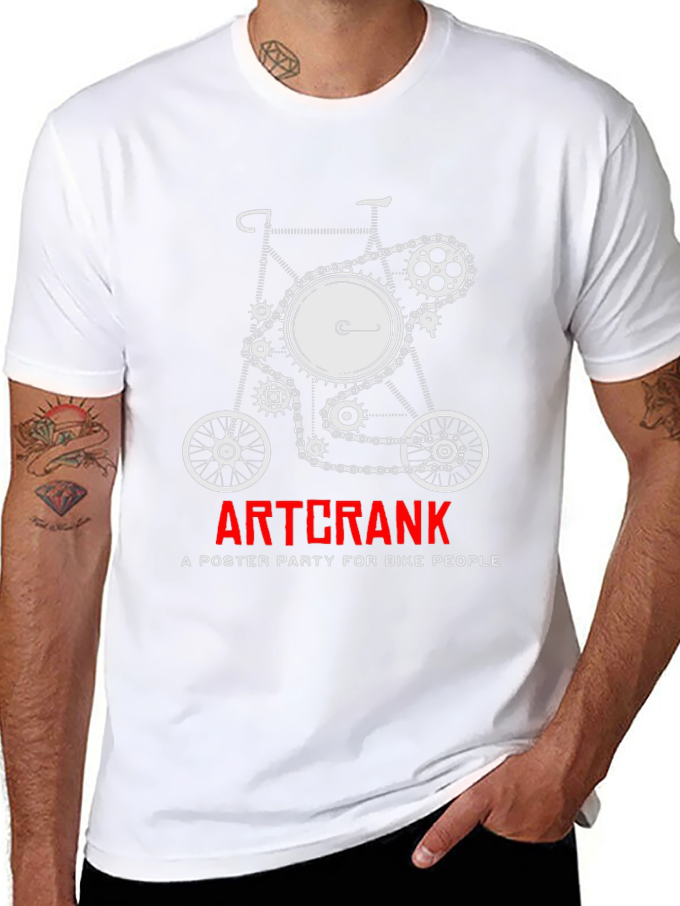 Artrank Bike People T-Shirt - Unique Gear Design