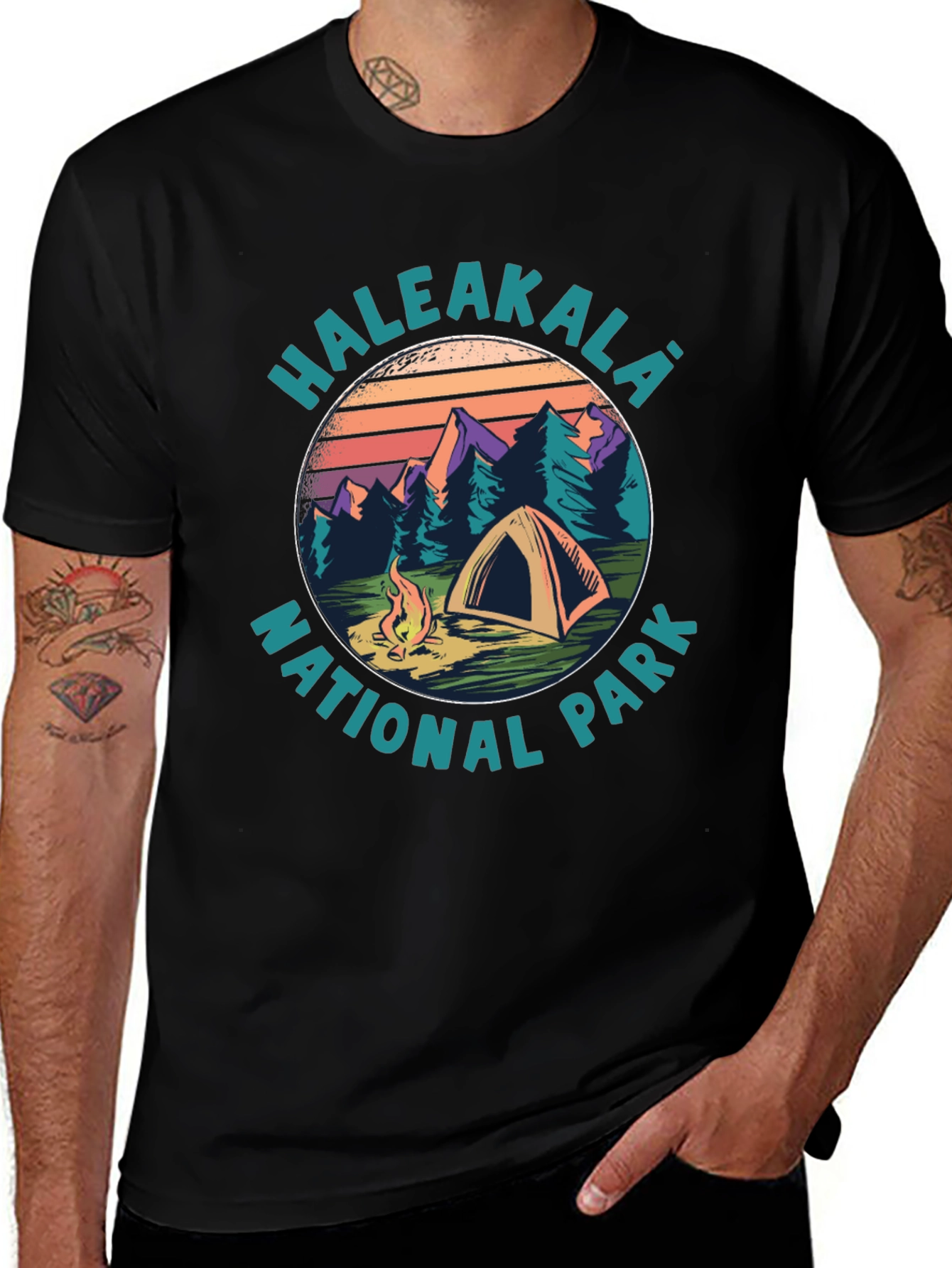 Haleakala National Park Camping T-Shirt