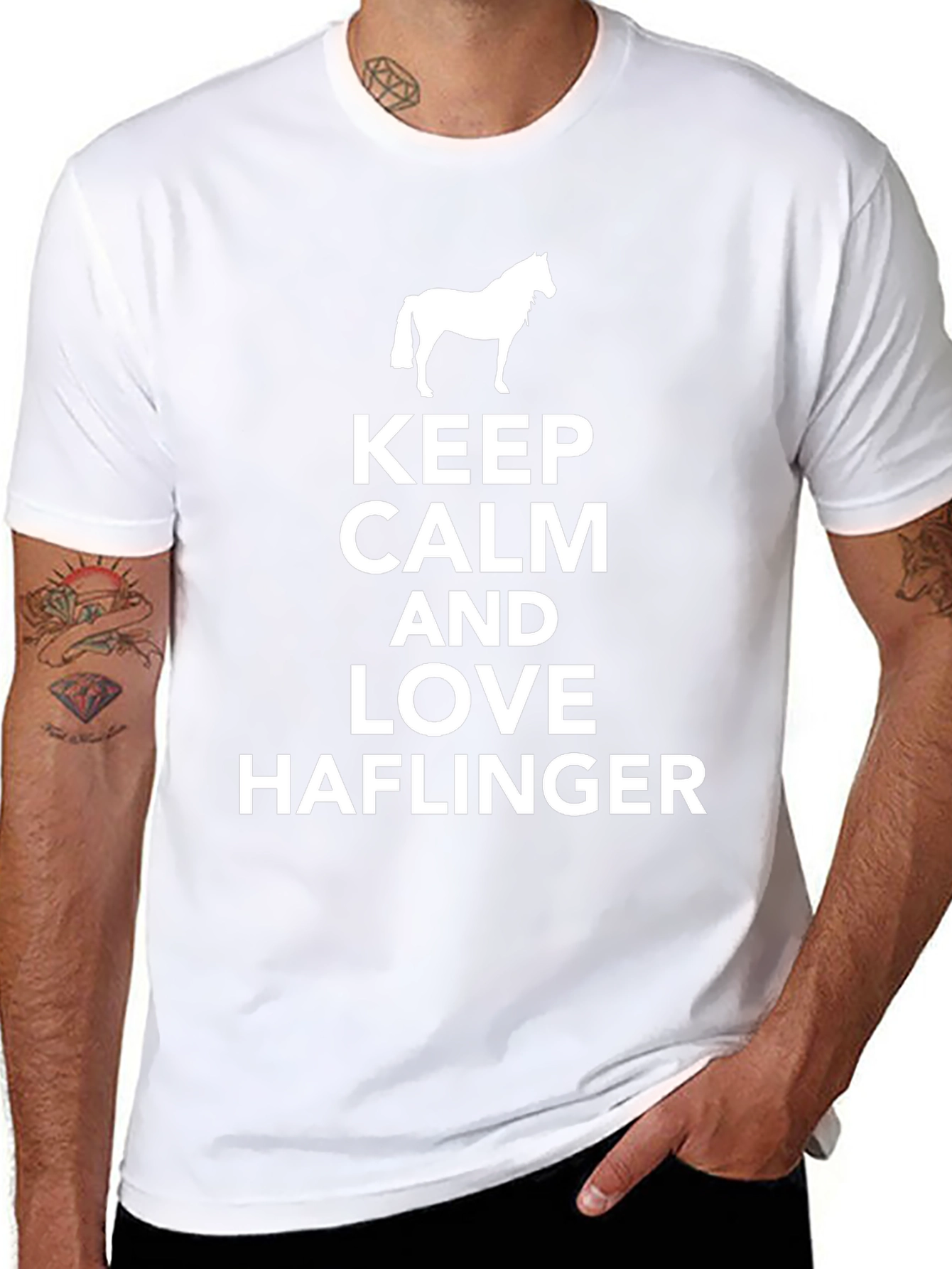 Keep Calm Love Haflinger Horse T-Shirt