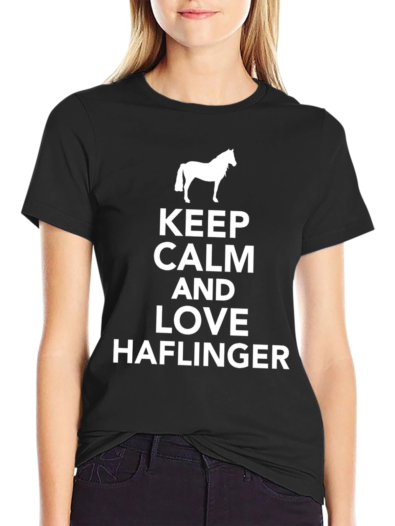Keep Calm Love Haflinger Horse T-Shirt