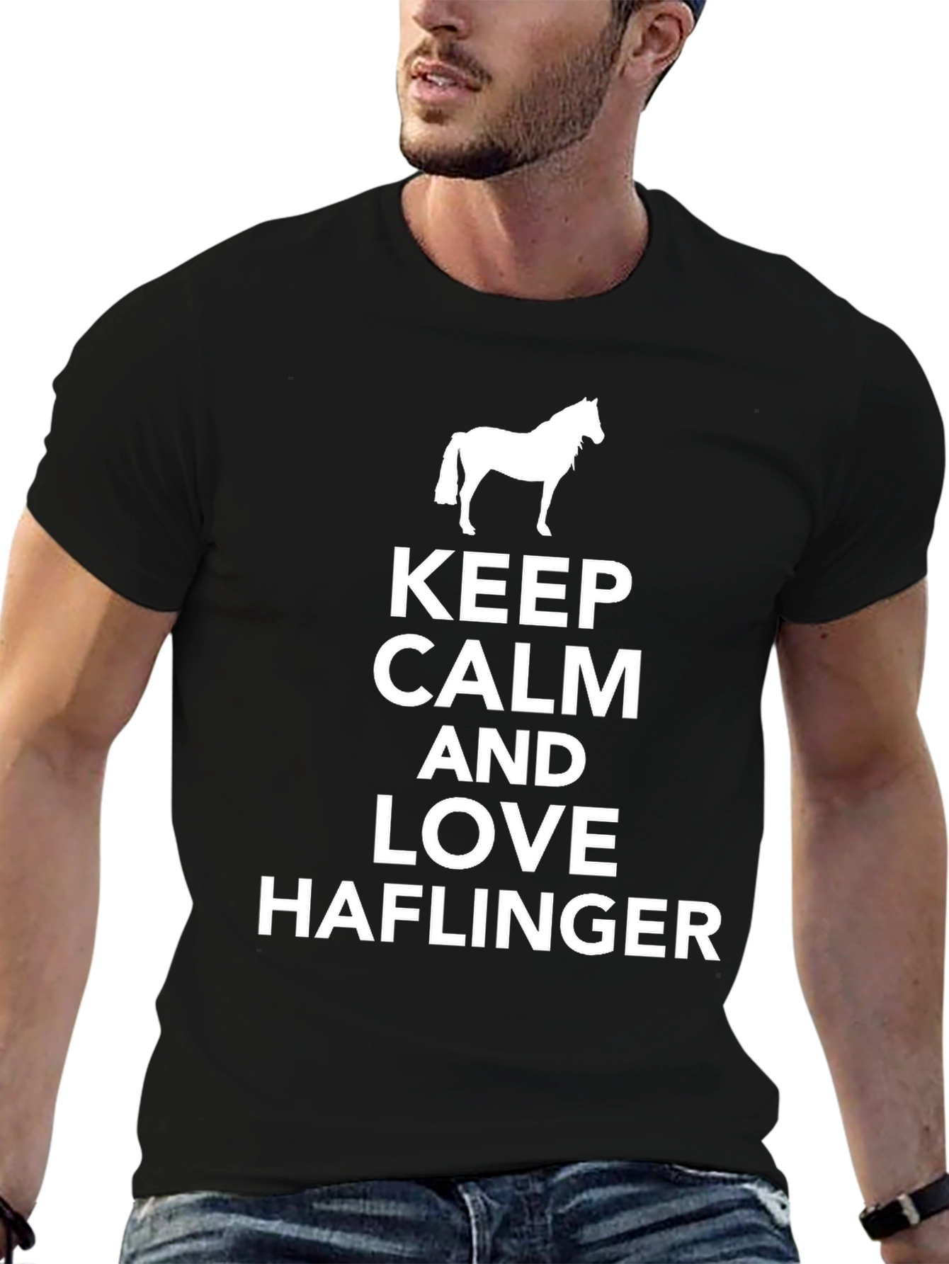 Keep Calm Love Haflinger Horse T-Shirt