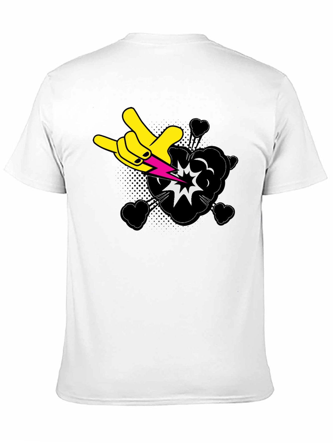 Rock On Graphic Black T-Shirt