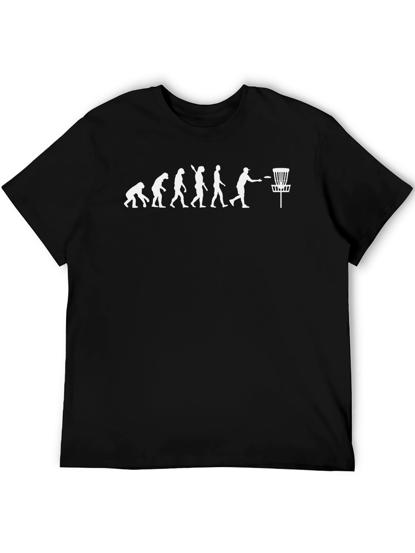Disc Golf Evolution T-Shirt - Funny Ultimate Frisbee Tee