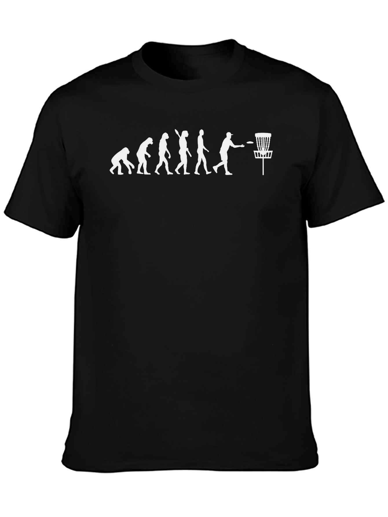 Disc Golf Evolution T-Shirt - Funny Ultimate Frisbee Tee