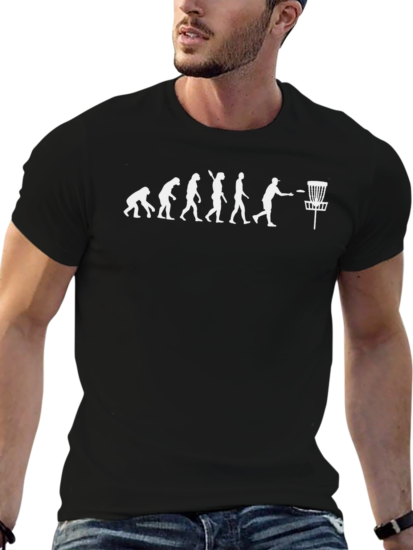 Disc Golf Evolution T-Shirt - Funny Ultimate Frisbee Tee