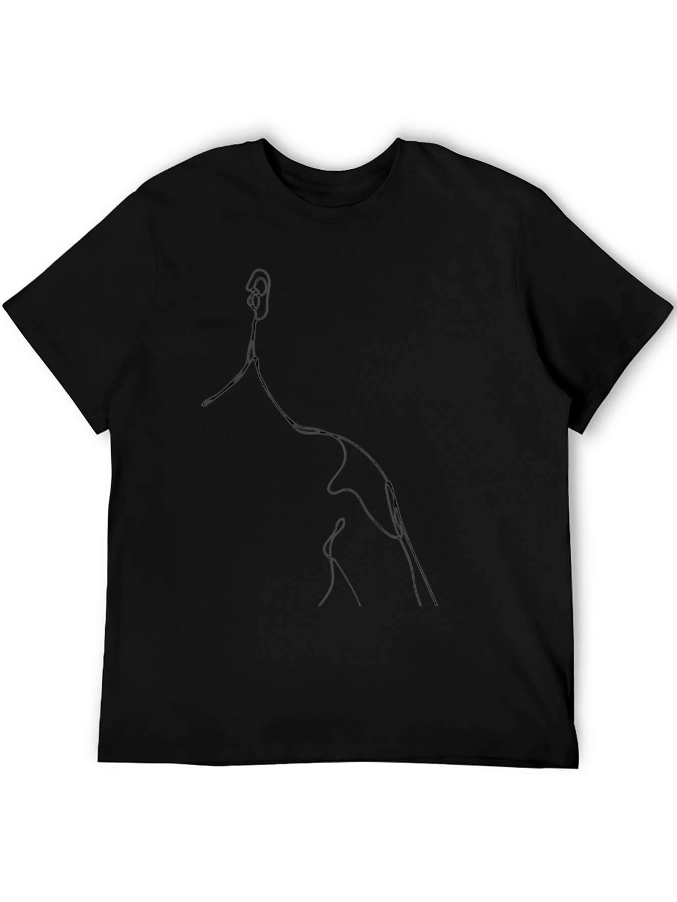 Abstract Line Art T-Shirt