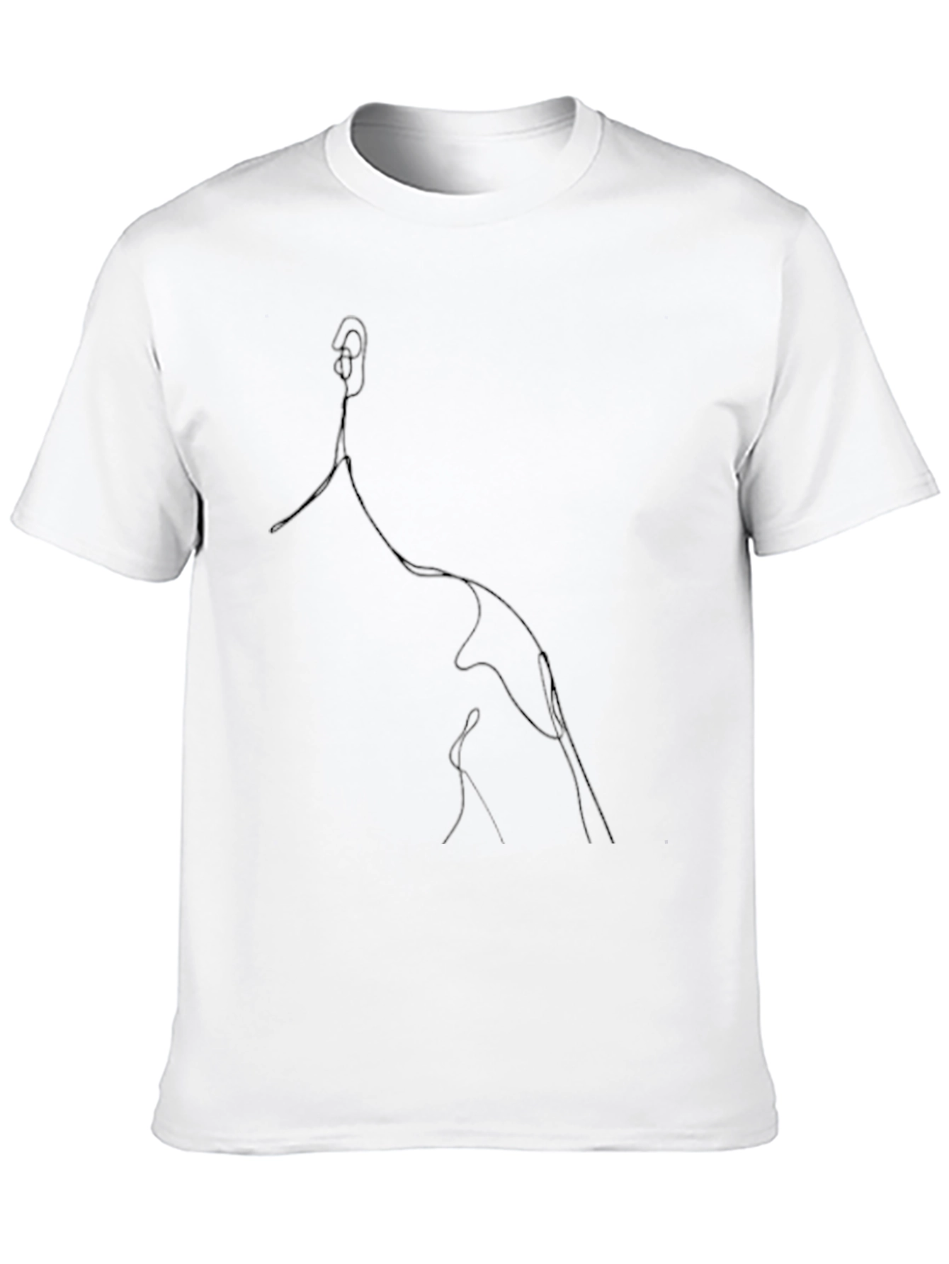Abstract Line Art T-Shirt
