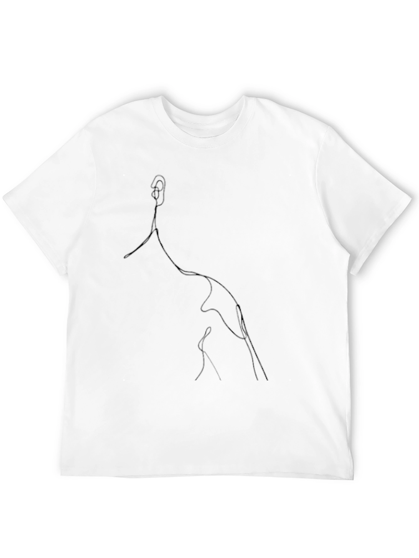 Abstract Line Art T-Shirt