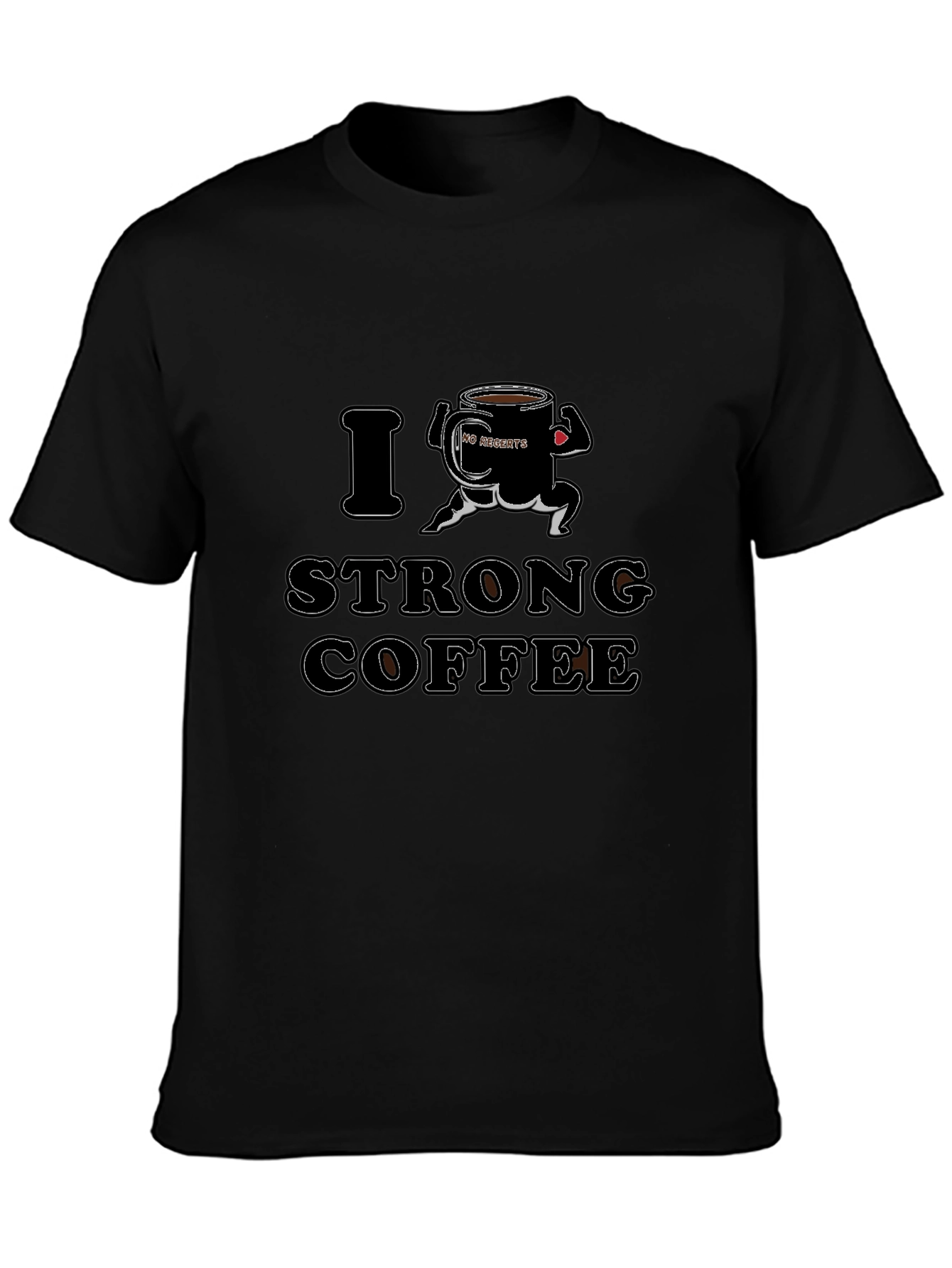 I Love Strong Coffee Graphic Tee