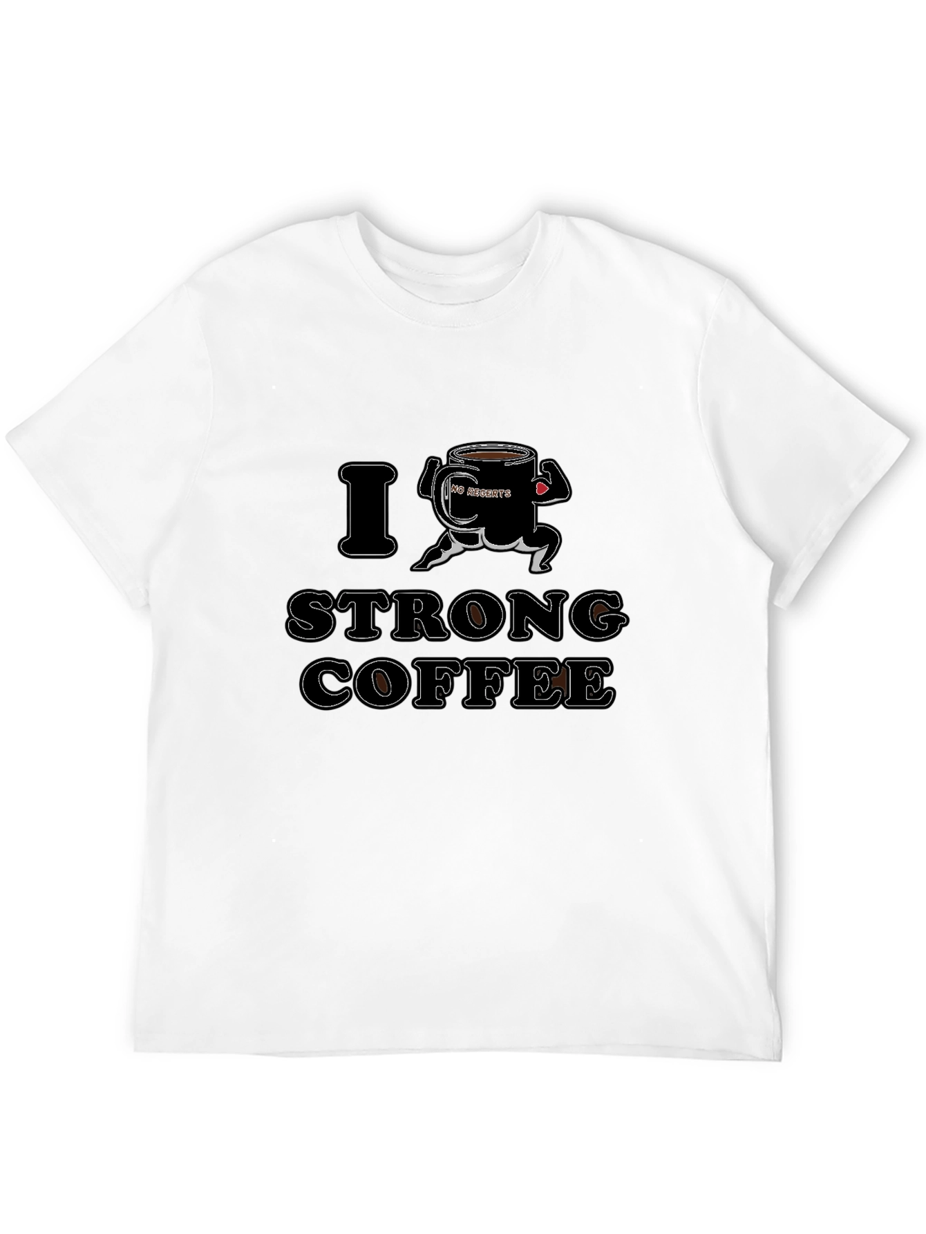 I Love Strong Coffee Graphic Tee