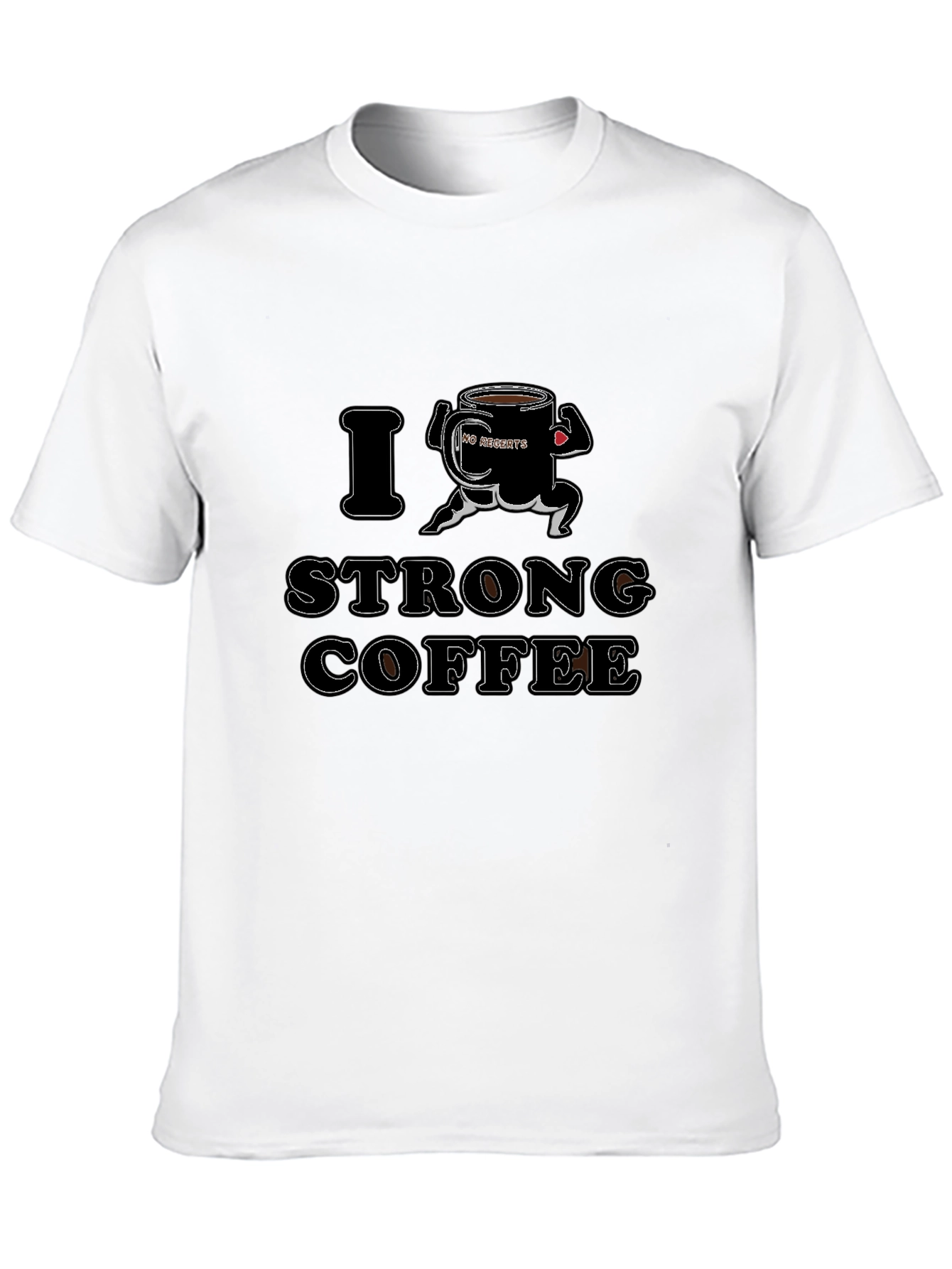 I Love Strong Coffee Graphic Tee