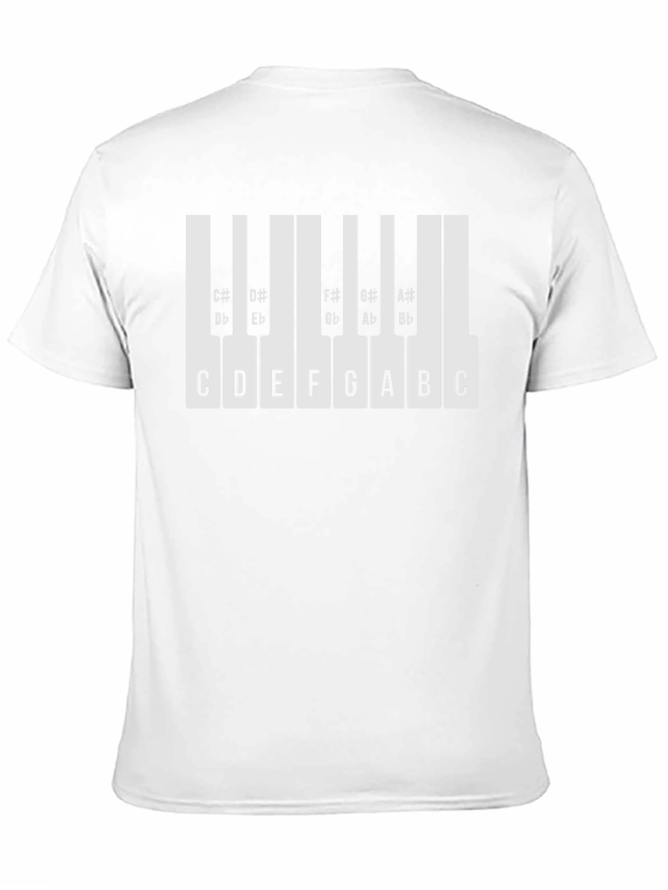Musical Keyboard Notes T-Shirt