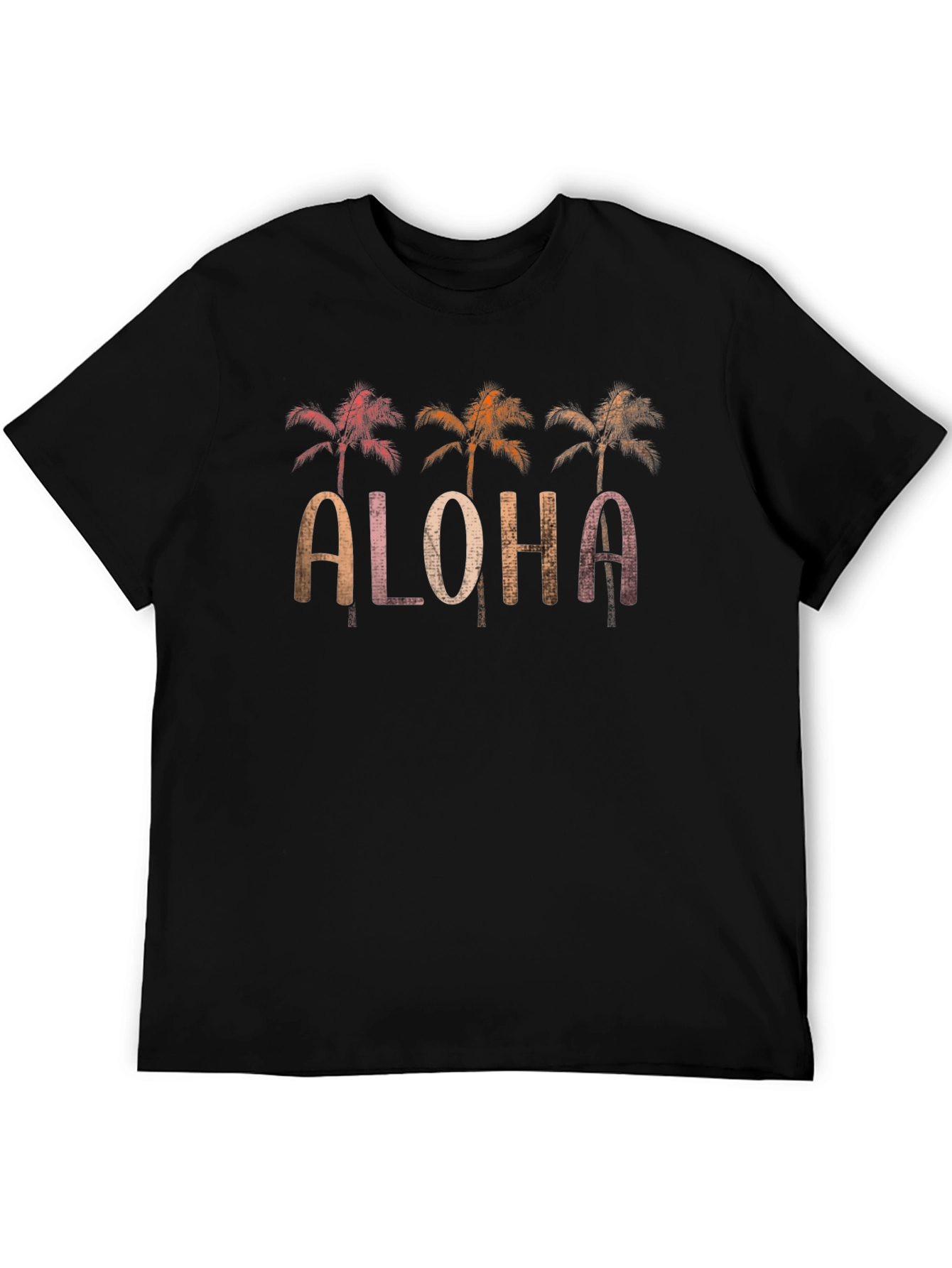 Aloha Palm Tree Graphic Tee - Tropical Vibe
