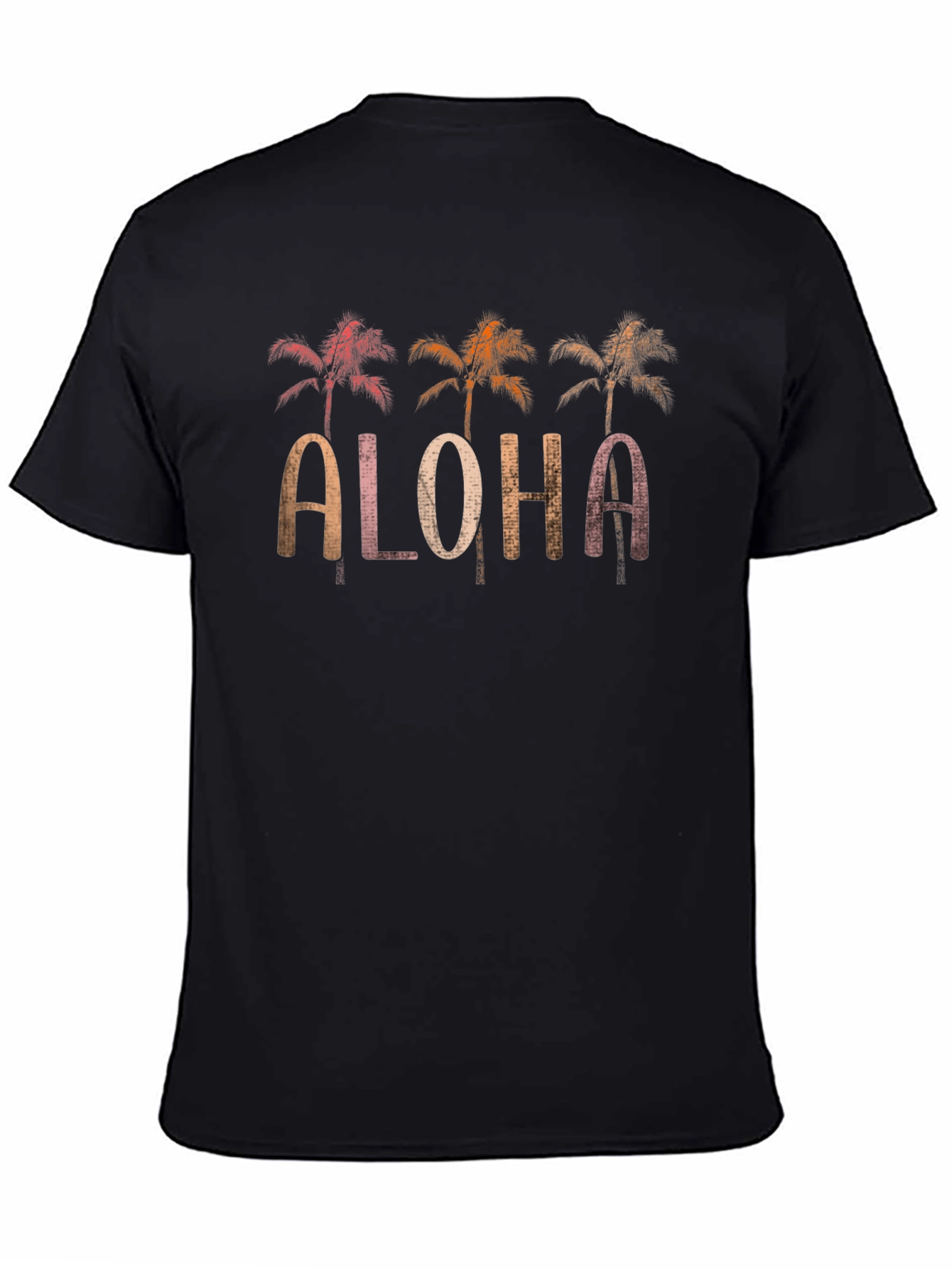 Aloha Palm Tree Graphic Tee - Tropical Vibe