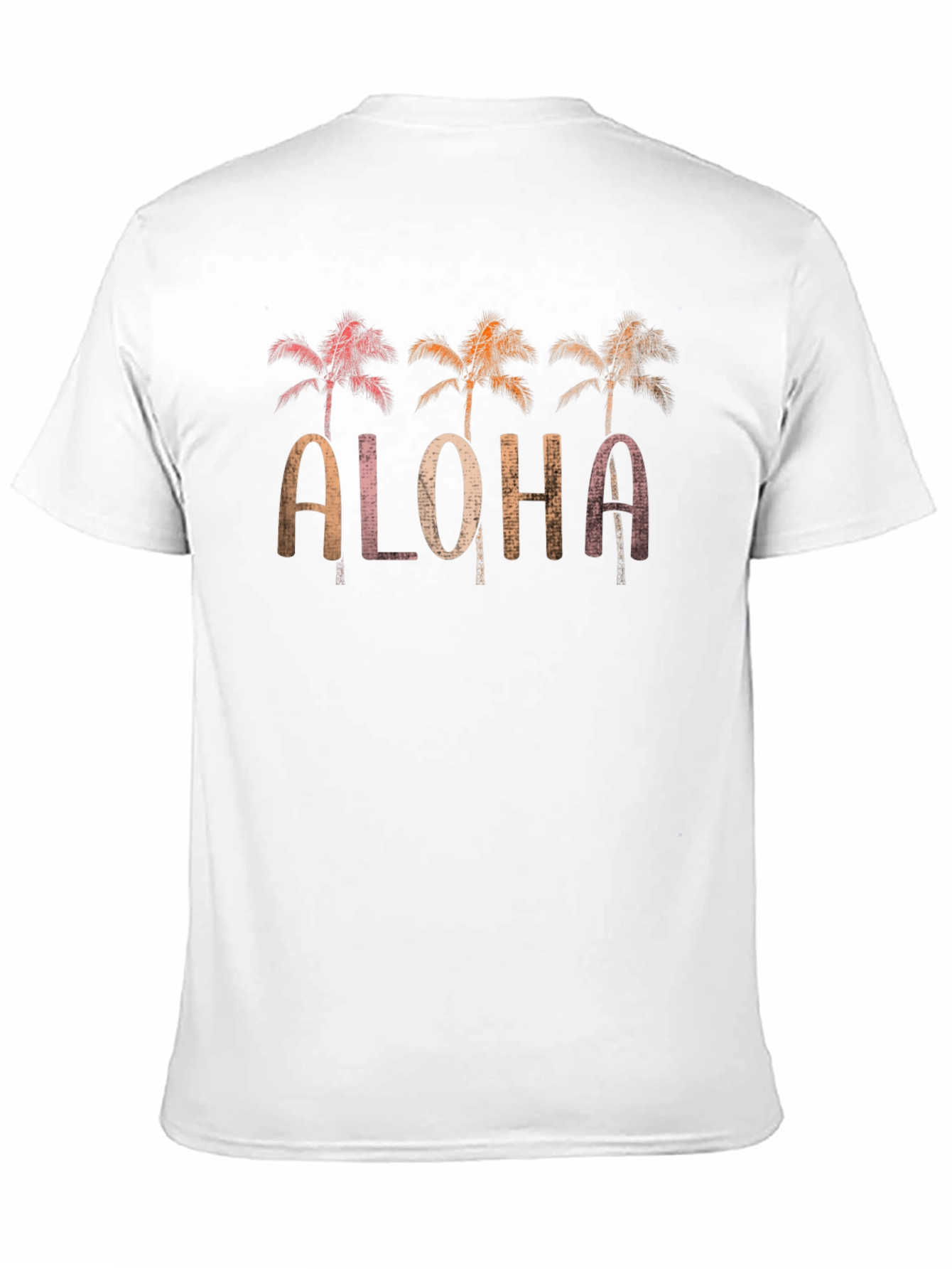 Aloha Palm Tree Graphic Tee - Tropical Vibe
