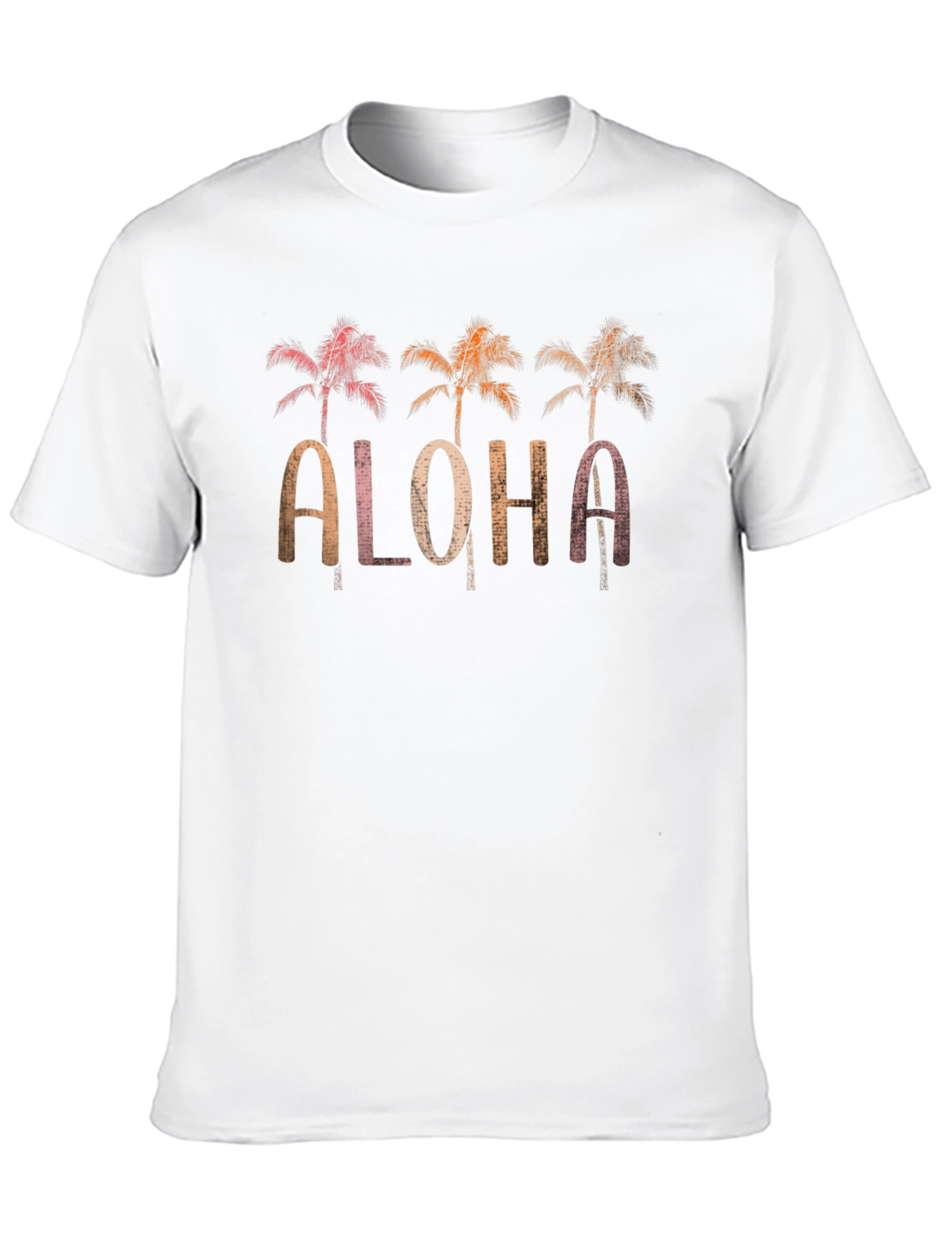 Aloha Palm Tree Graphic Tee - Tropical Vibe