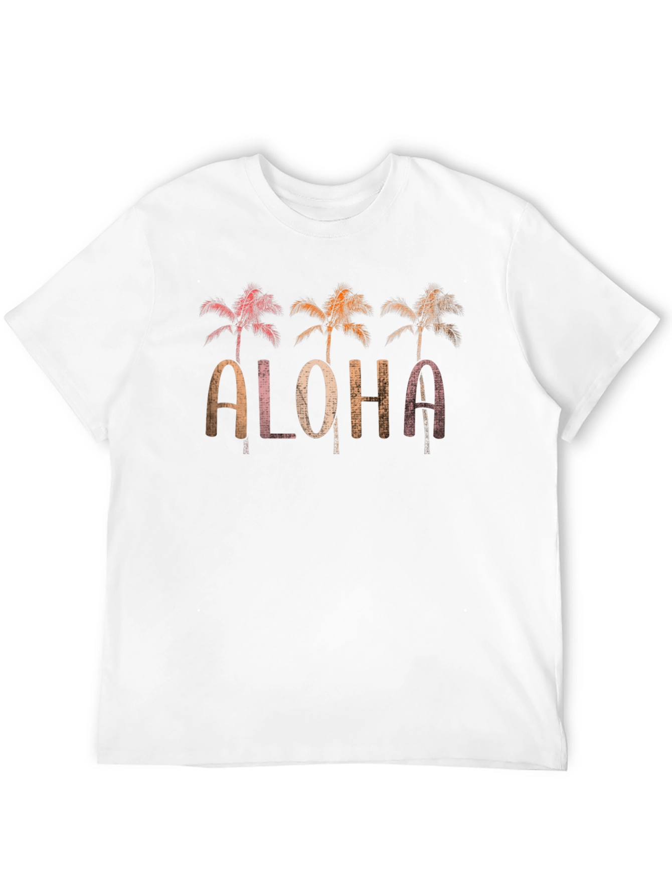 Aloha Palm Tree Graphic Tee - Tropical Vibe