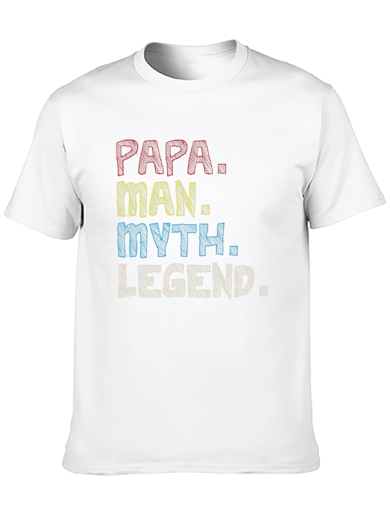 Papa Man Myth Legend Graphic Tee