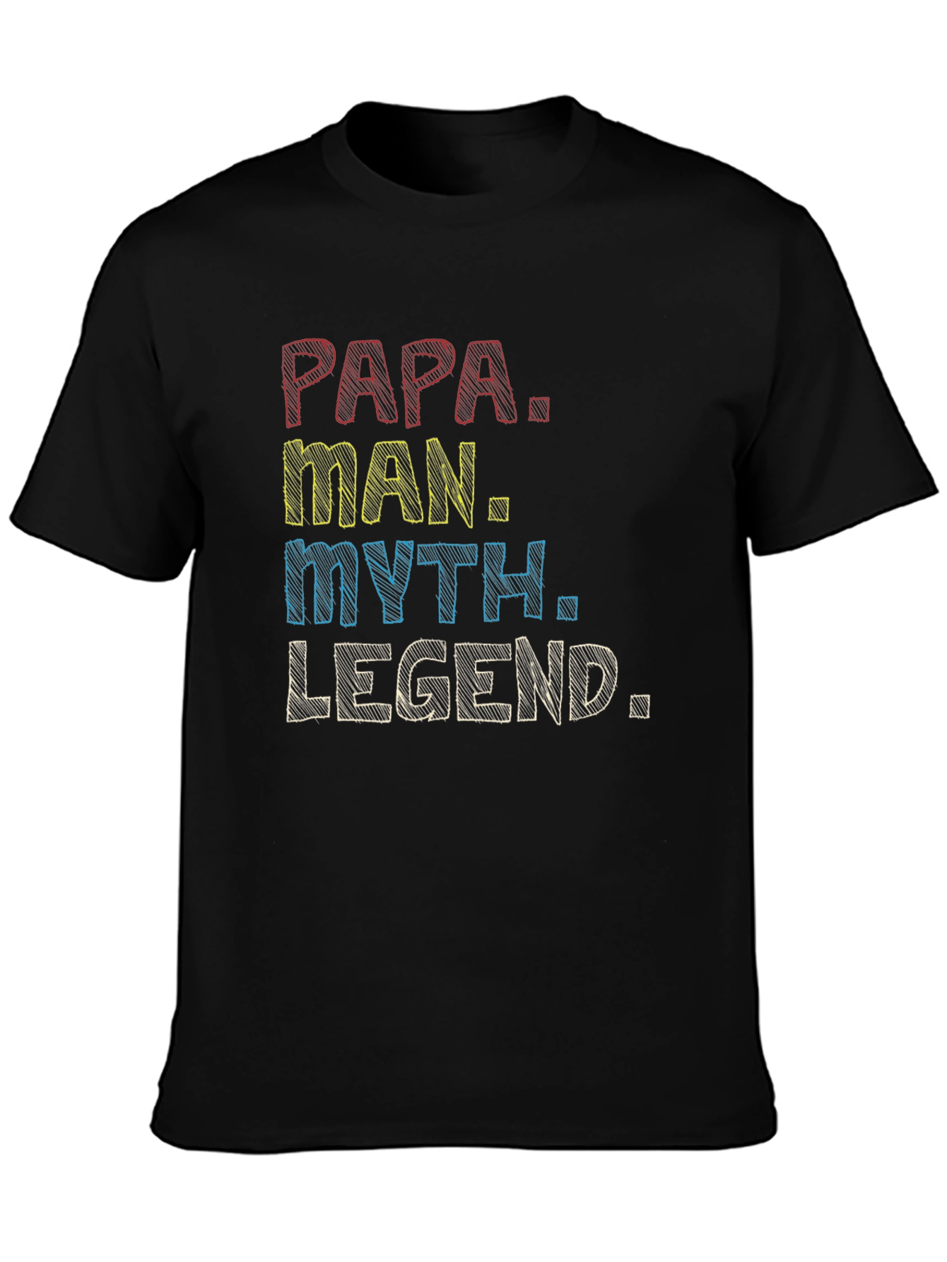 Papa Man Myth Legend Graphic Tee