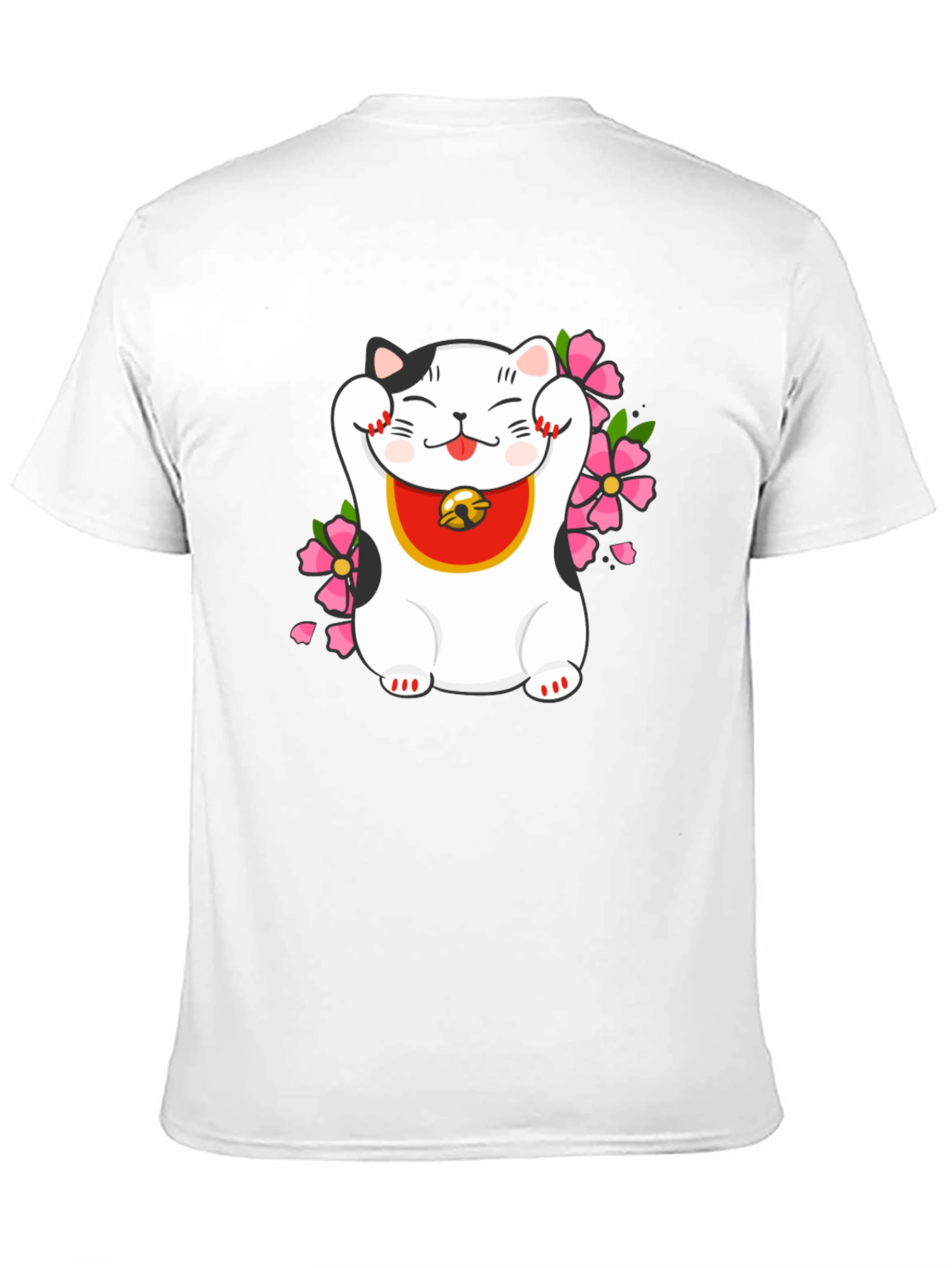 Lucky Cat T-Shirt - Trendy Graphic Tee