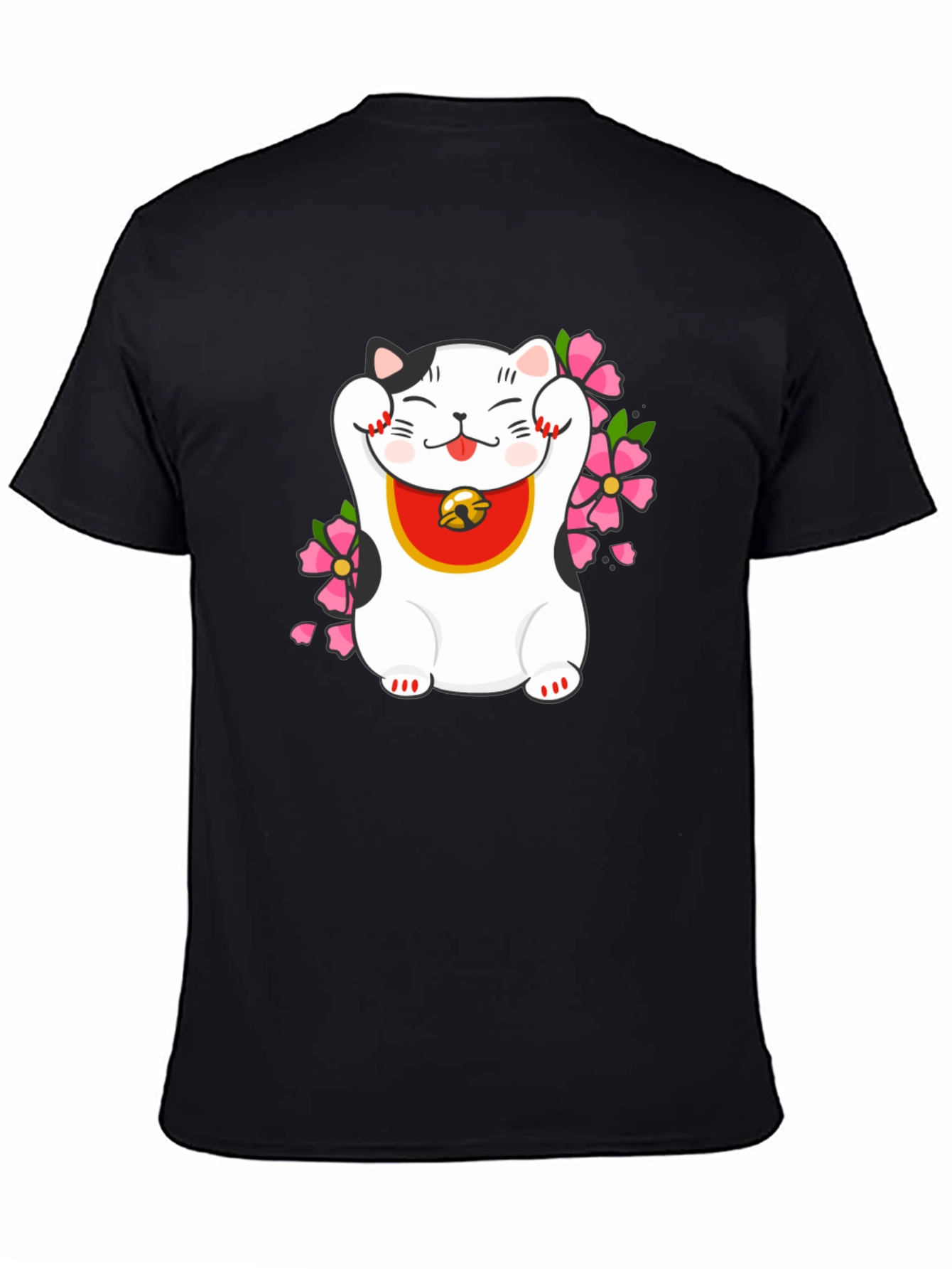 Lucky Cat T-Shirt - Trendy Graphic Tee