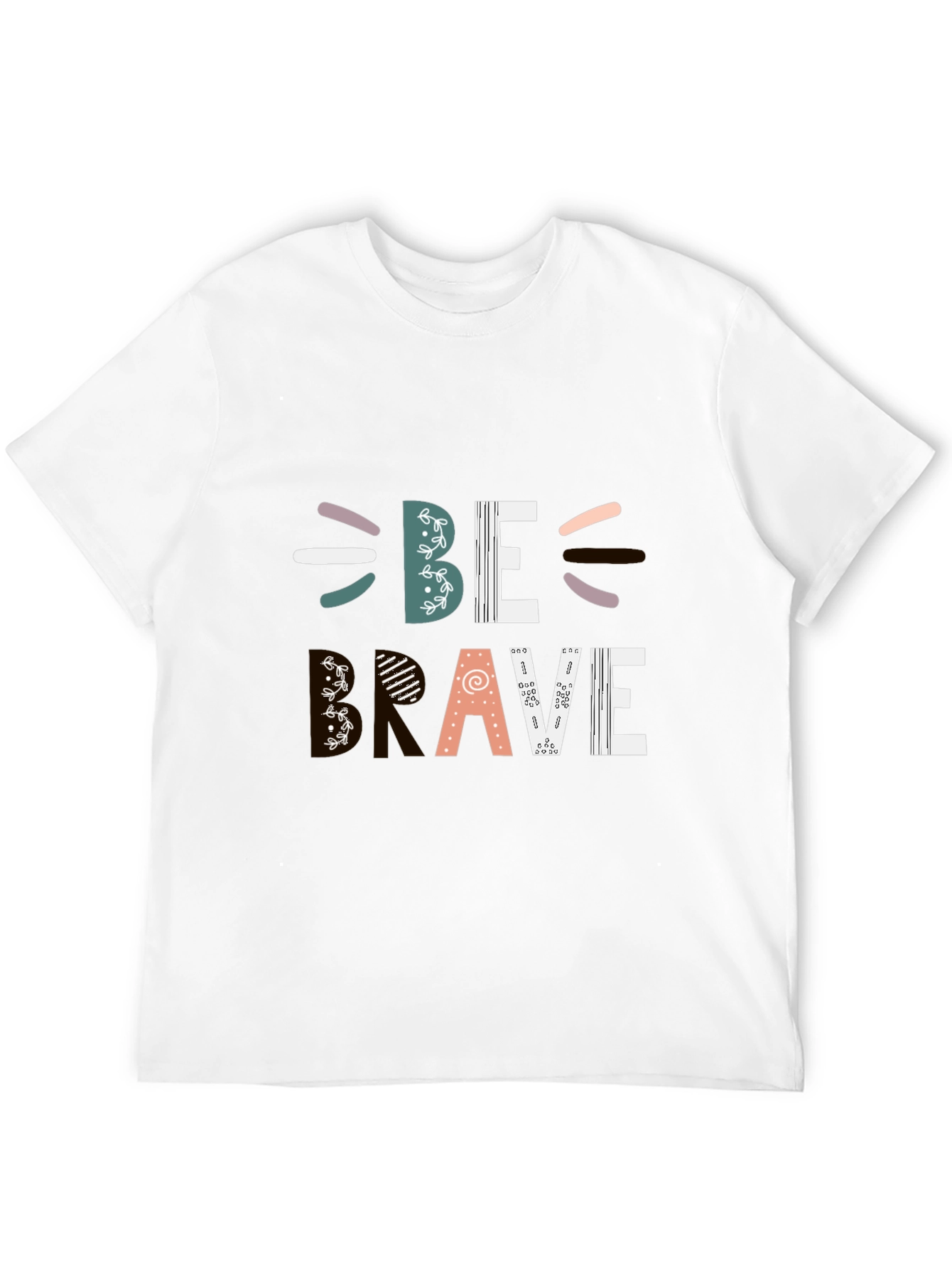 Be Brave Graphic Tee - Stylish Mens T-Shirt