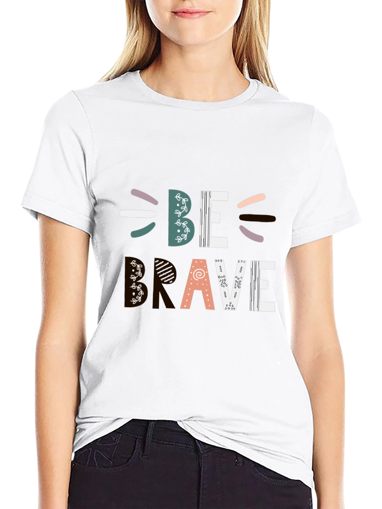 Be Brave Graphic Tee - Stylish Mens T-Shirt