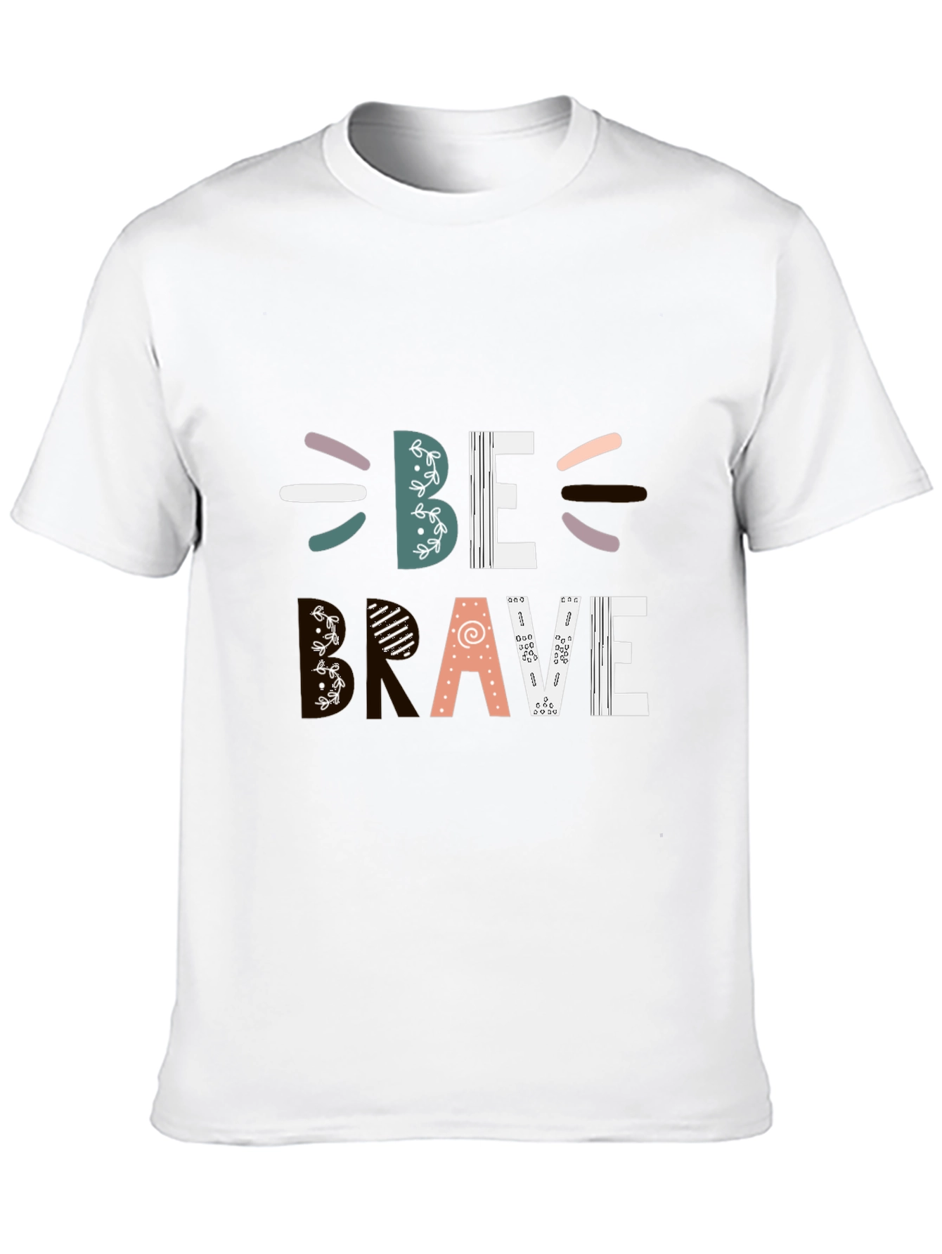 Be Brave Graphic Tee - Stylish Mens T-Shirt