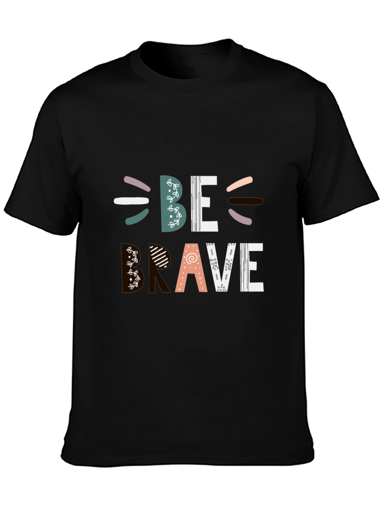 Be Brave Graphic Tee - Stylish Mens T-Shirt
