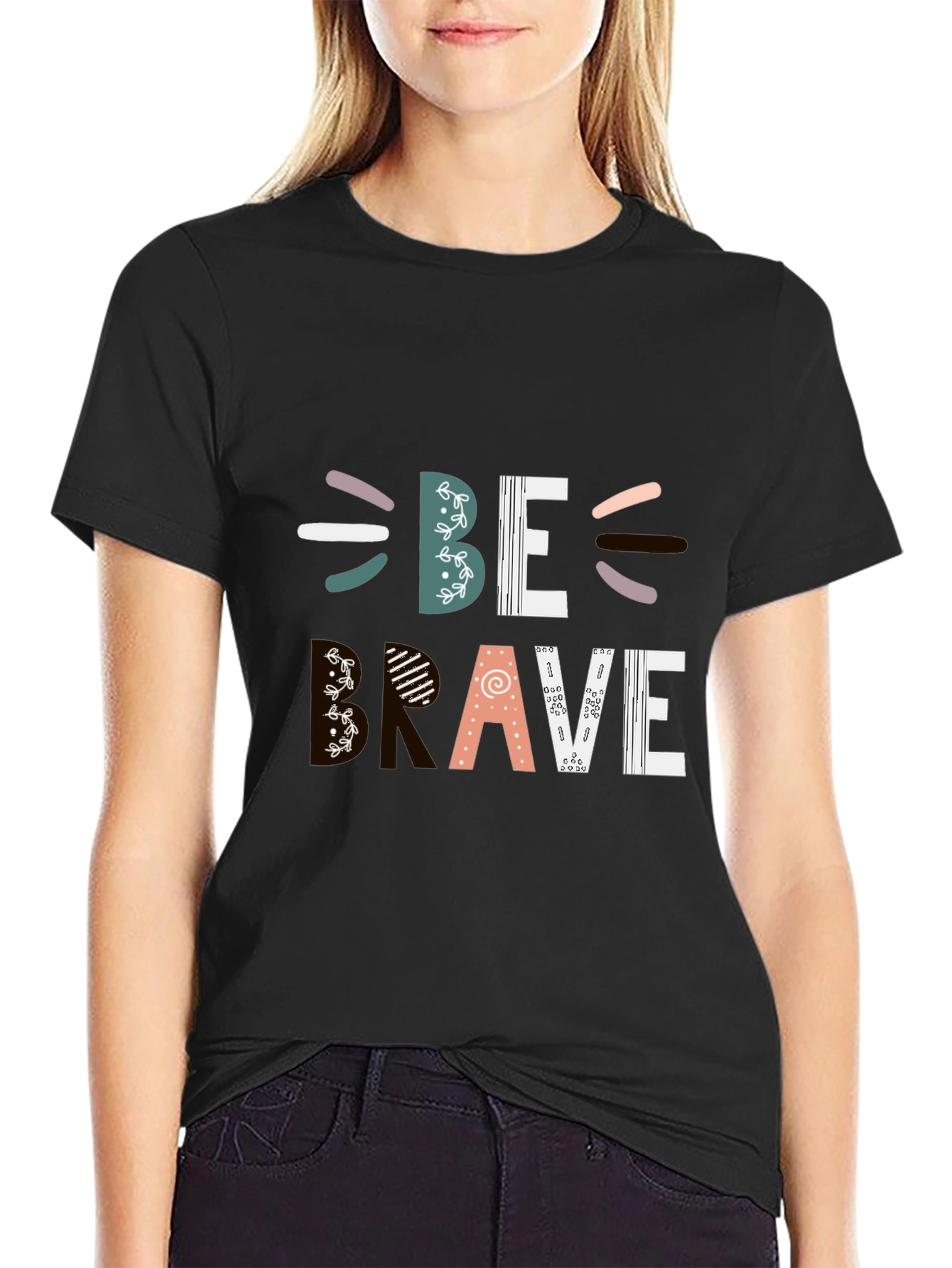 Be Brave Graphic Tee - Stylish Mens T-Shirt