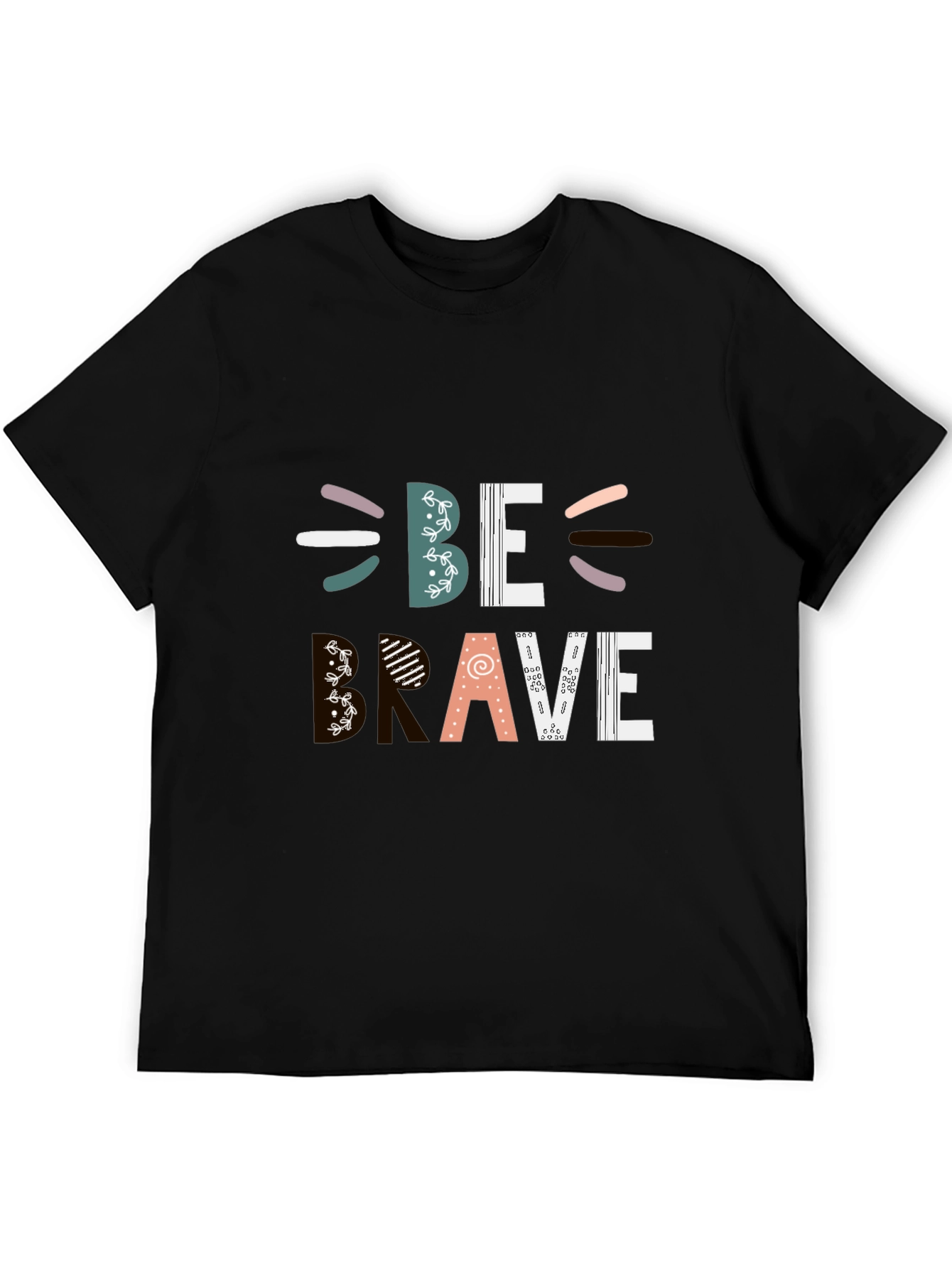 Be Brave Graphic Tee - Stylish Mens T-Shirt