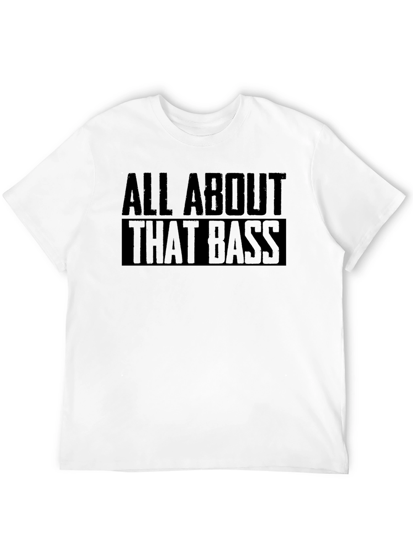 All About That Bass Black Graphic Tee