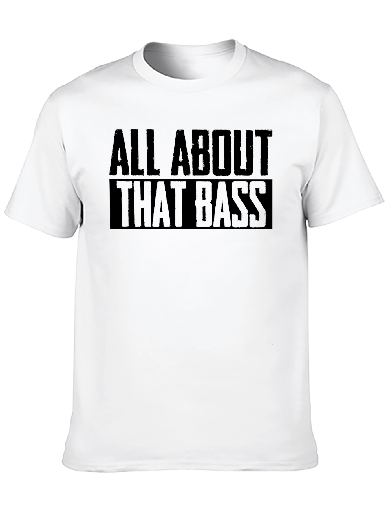 All About That Bass Black Graphic Tee