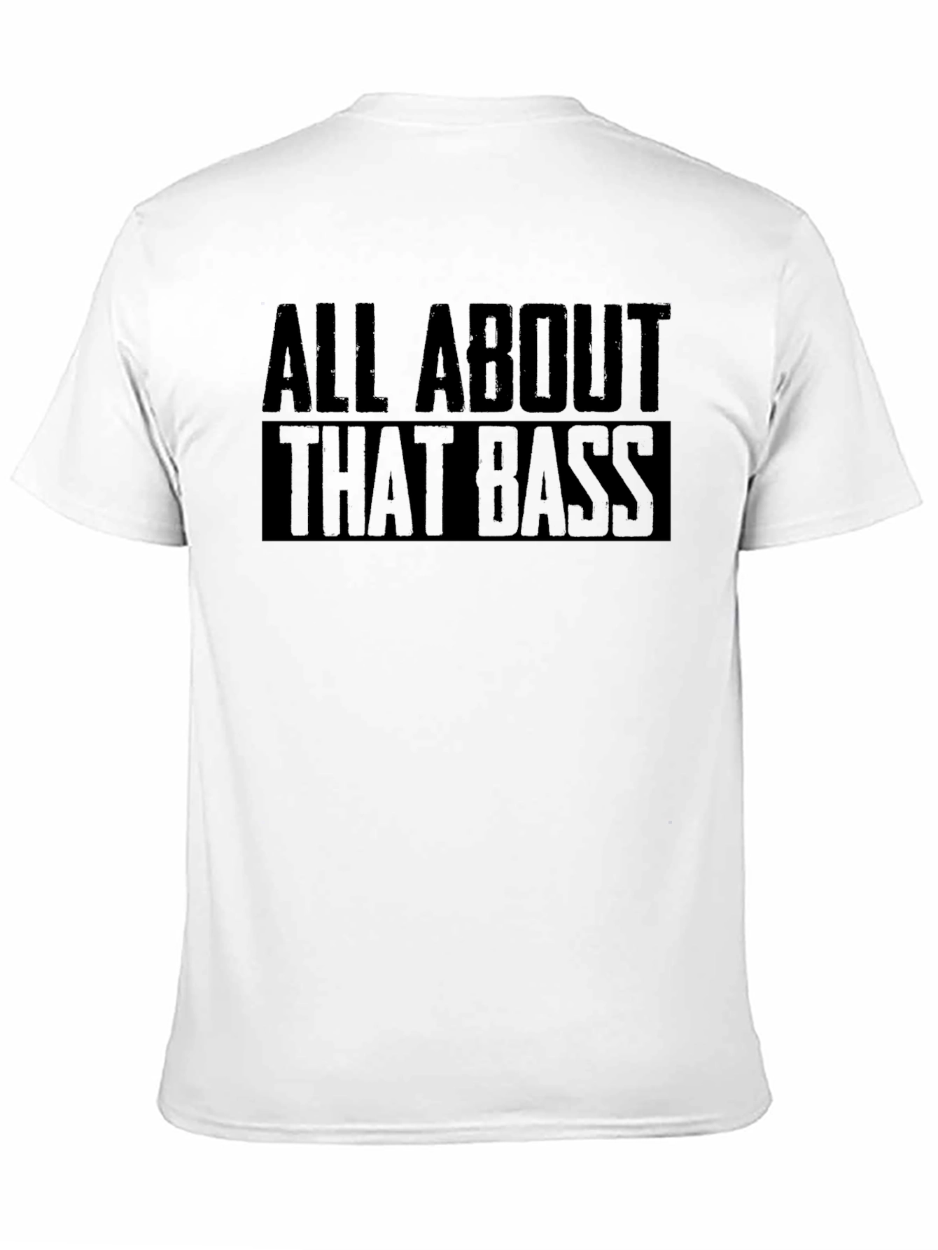 All About That Bass Black Graphic Tee