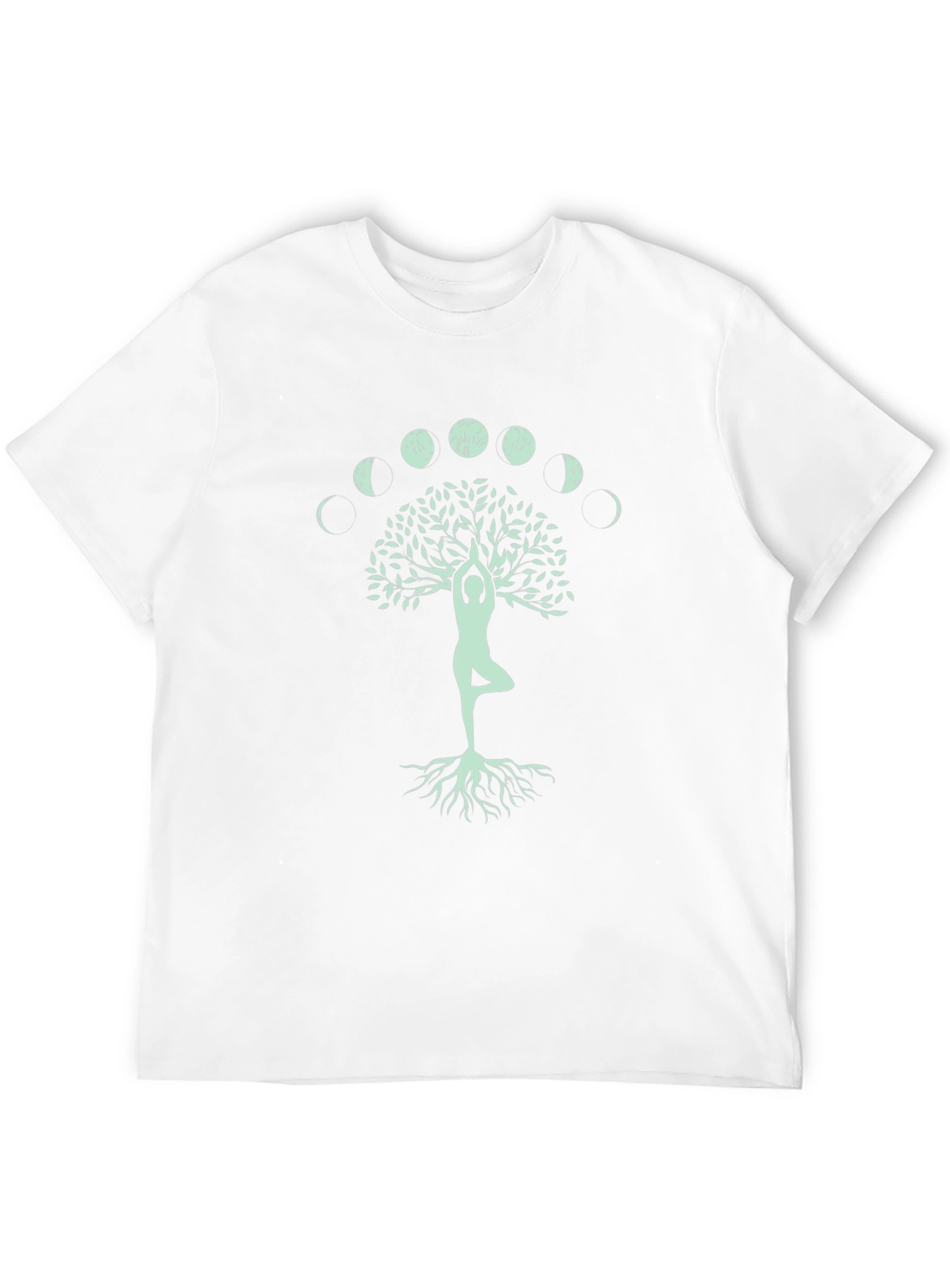 Yoga Tree of Life T-Shirt - Moon Phases