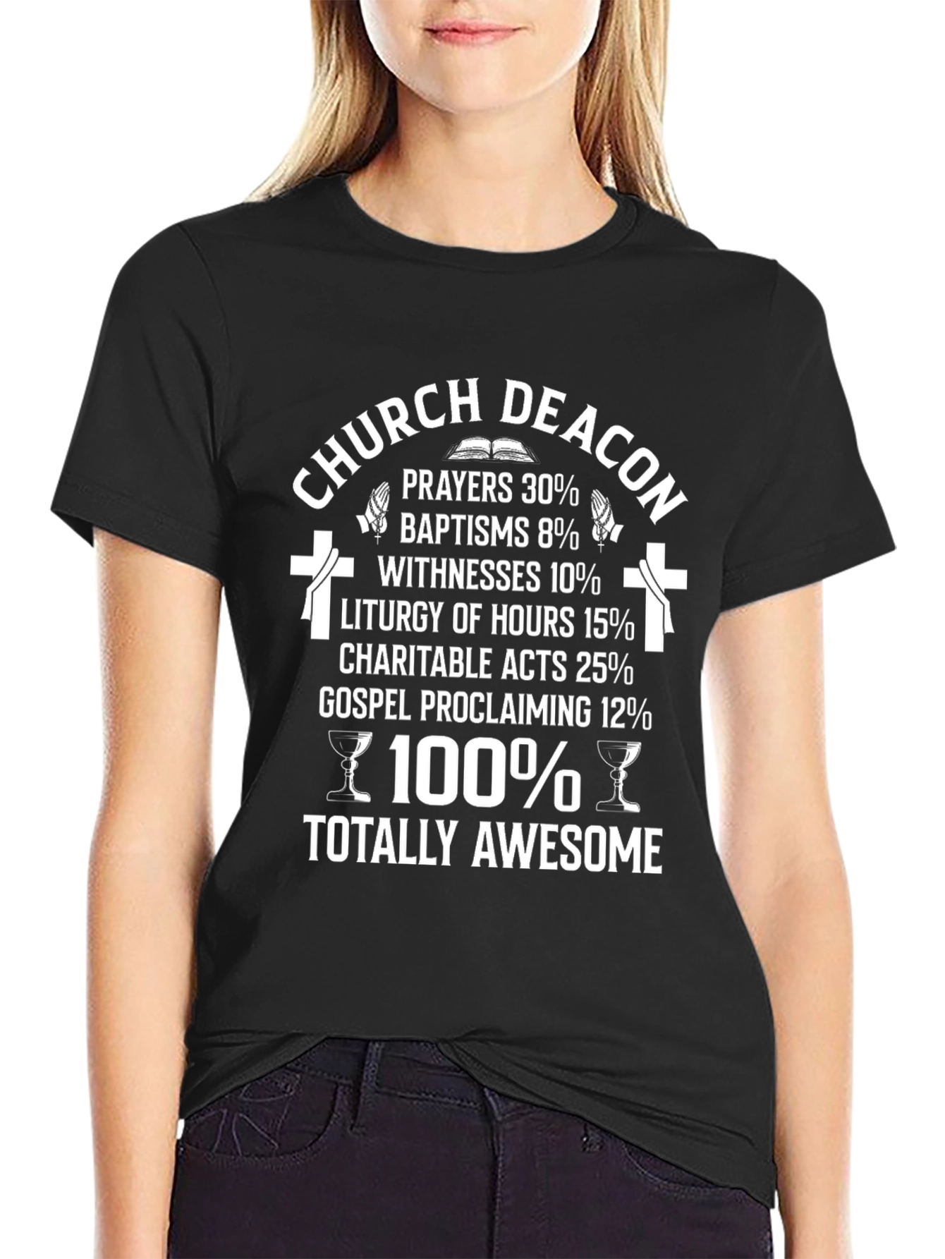 Church Deacon Totally Awesome Graphic T-Shirt