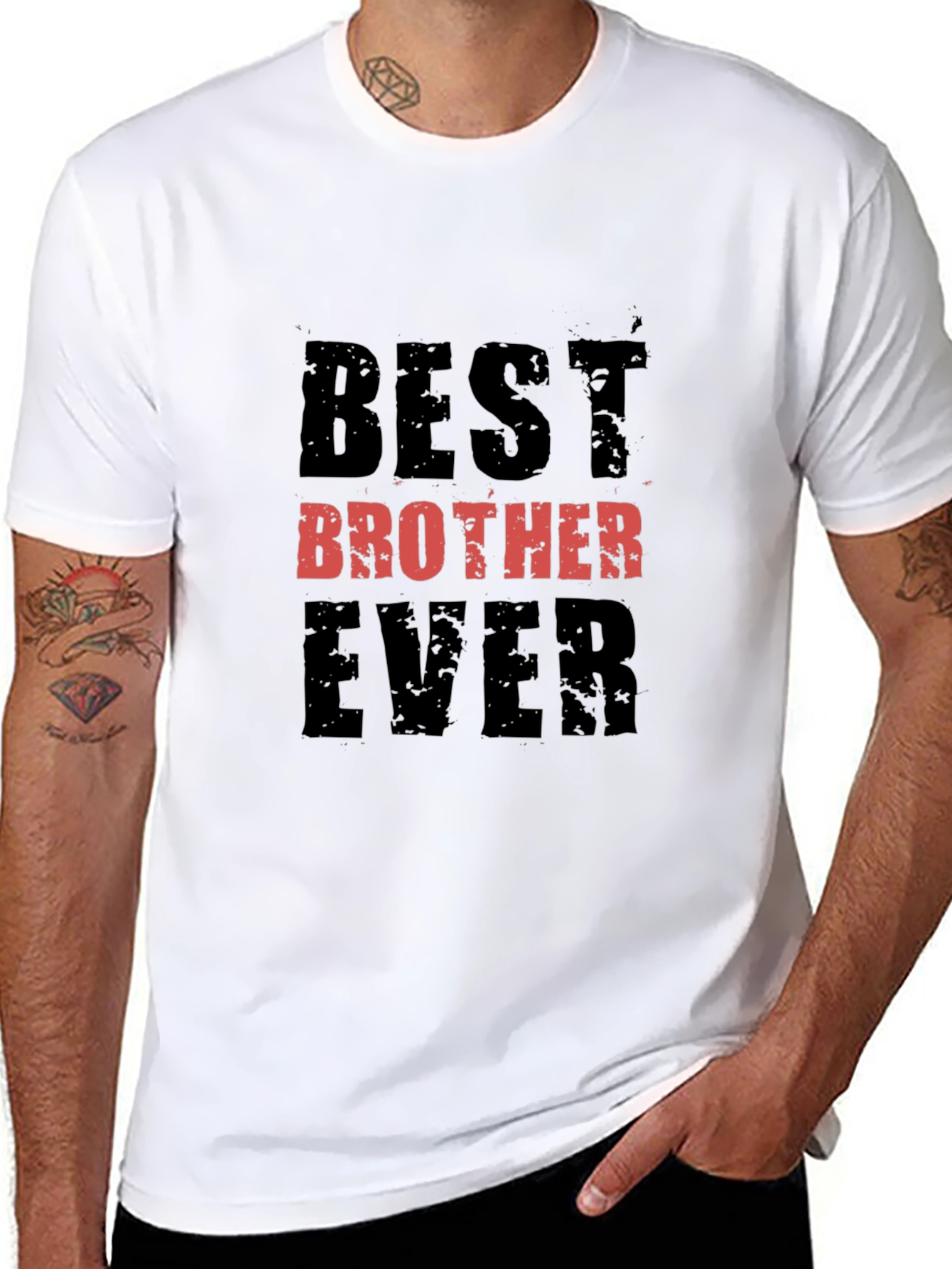 Best Brother Ever Black T-Shirt