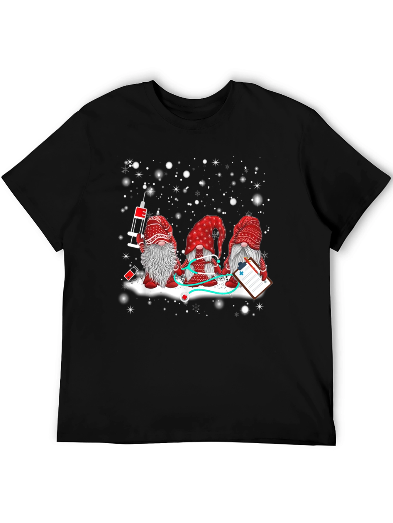 Nurse Gnomes T-Shirt: Holiday Health Hero