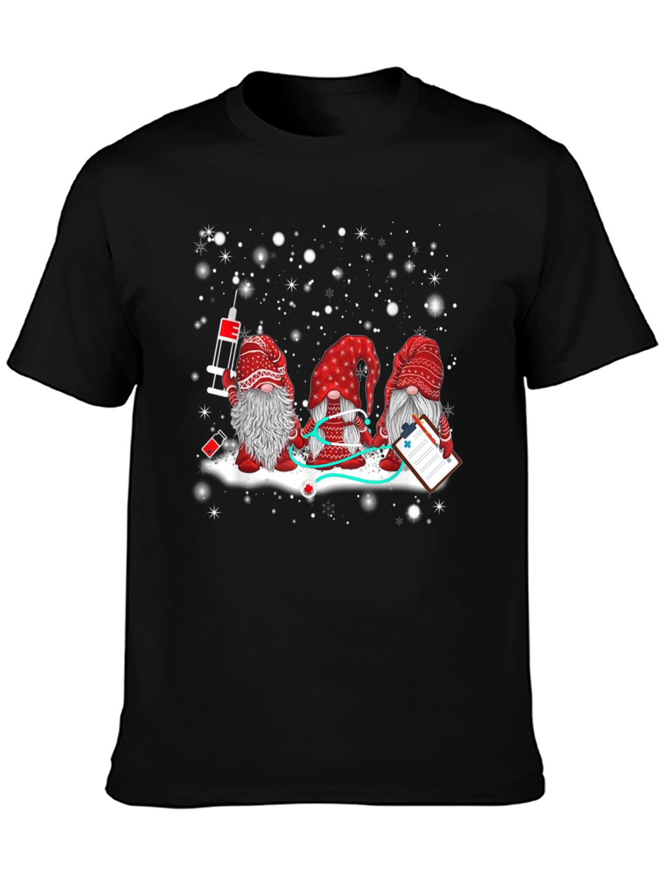 Nurse Gnomes T-Shirt: Holiday Health Hero